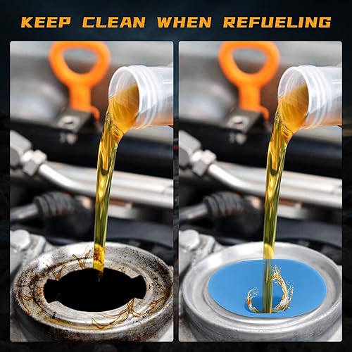 Miniatura 2 de QUICKWOLF Embudo de cambio de aceite UTV, embudo de cambio de aceite Maverick X3 compatible con Can Am Maverick X3 Defender embudo de drenaje de