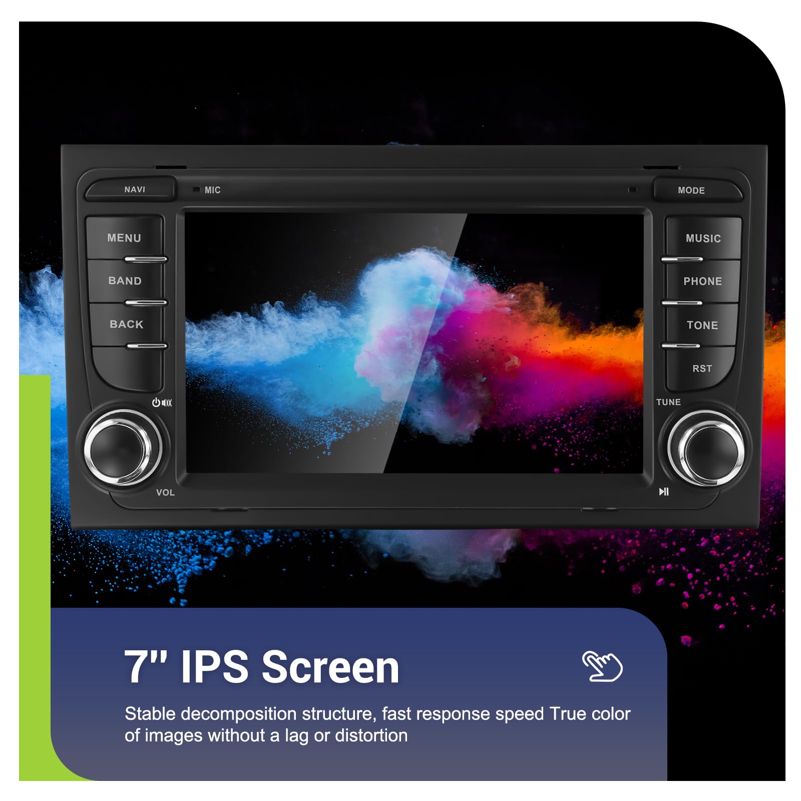 4+64 GB Android Autoradio für Audi A4 B6/B7, S4 B5/B7, RS4 B7/Sportback, Seat Exeo, Plug & Play, kabelloses CarPlay & Android Auto, WLAN, GPS, Navigation, DSP, Bluetooth + Rückfahrkamera