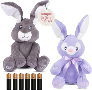 Dimple Milo and Bella Stuffed Bunny Toy Set