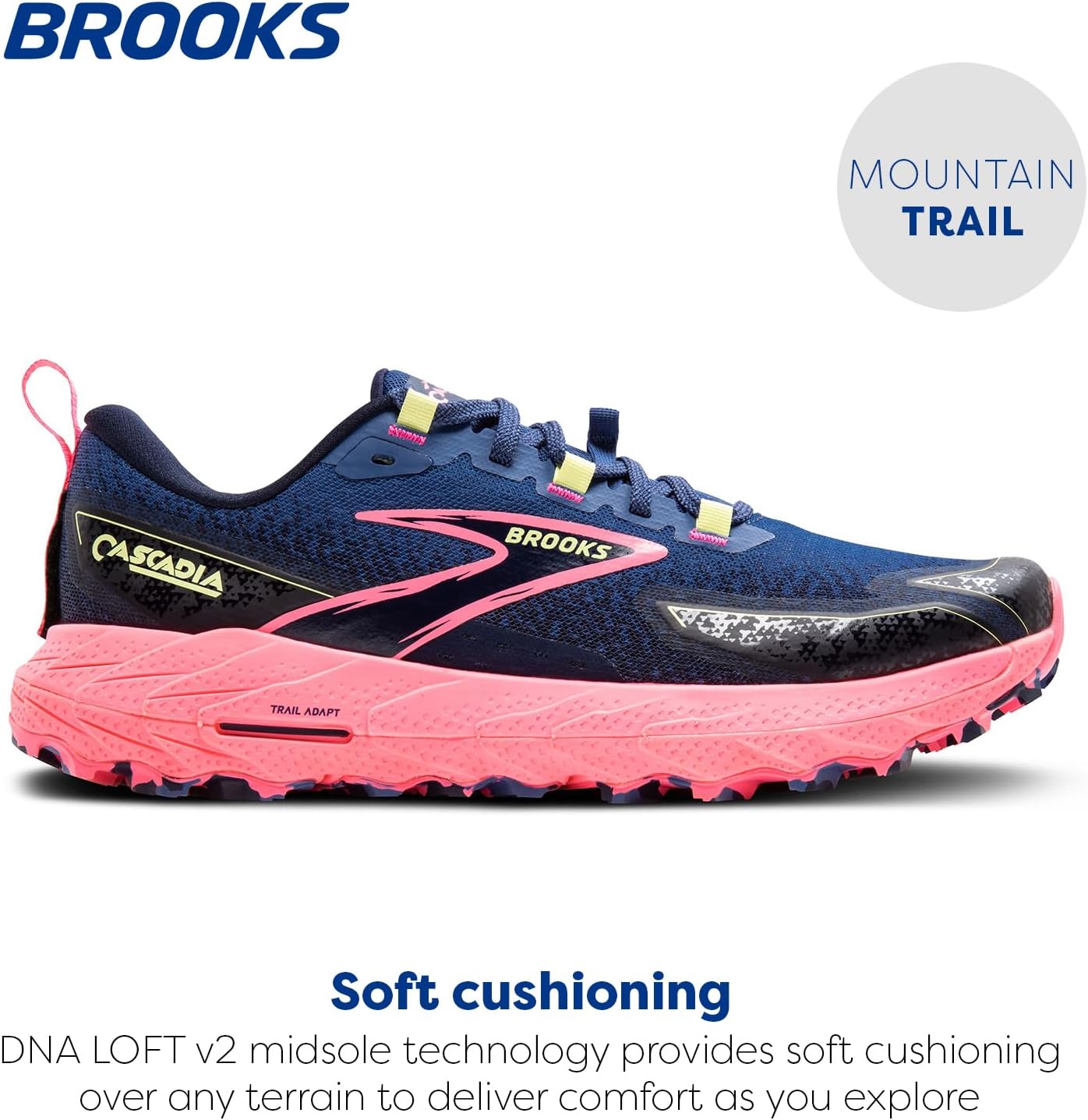 Brooks Women’s Cascadia 18 Mountain Trail Running Shoe