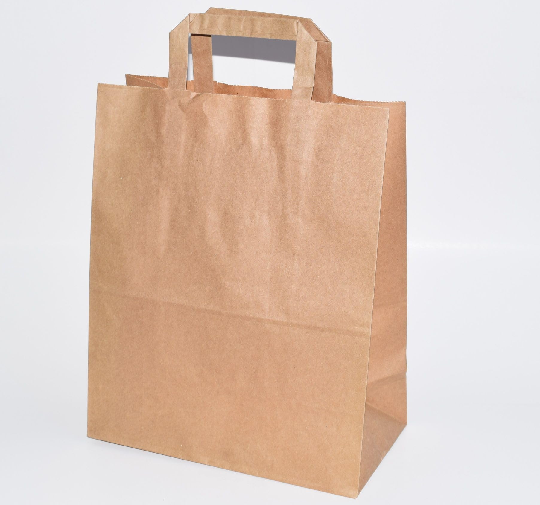Bolsa avec asa kraft 26x17x26 cm sac cabas en papier