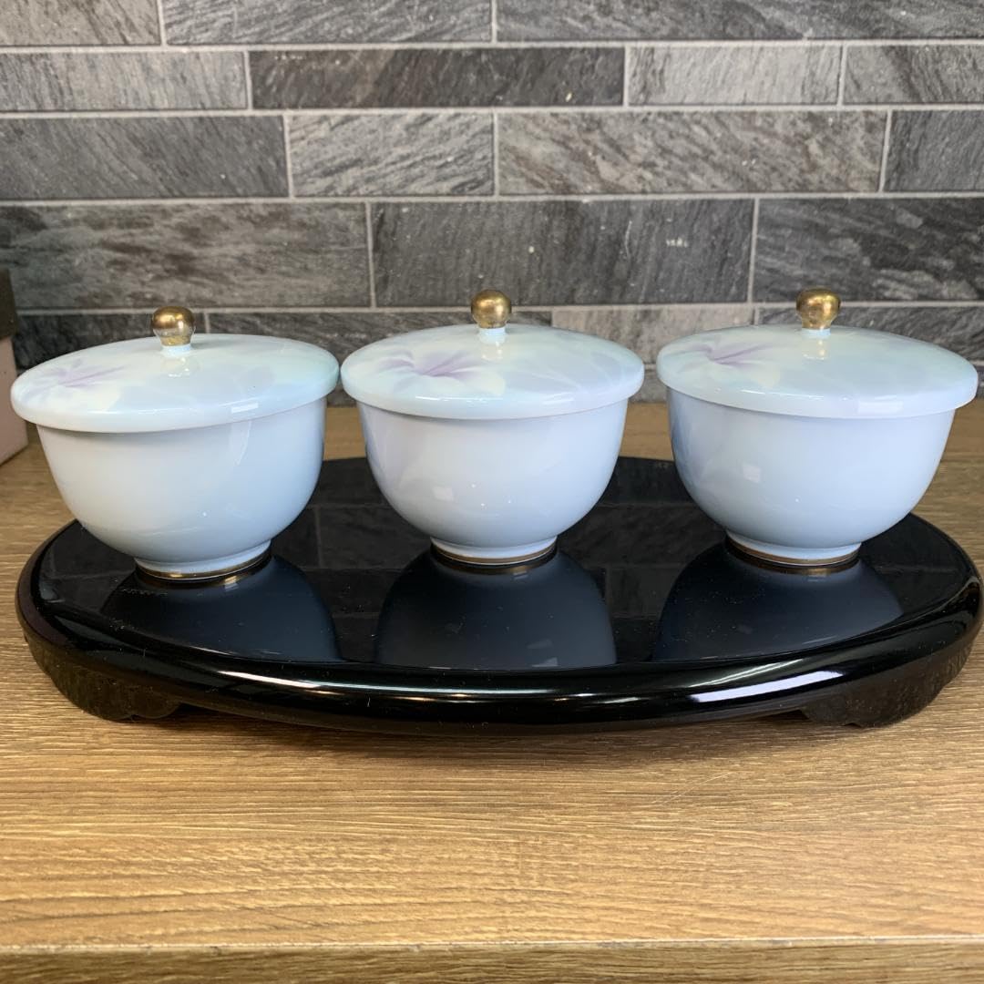 Amazon.co.jp: 有田焼 深川製磁 有田焼 蓋付湯呑5客 宮内庁御用達