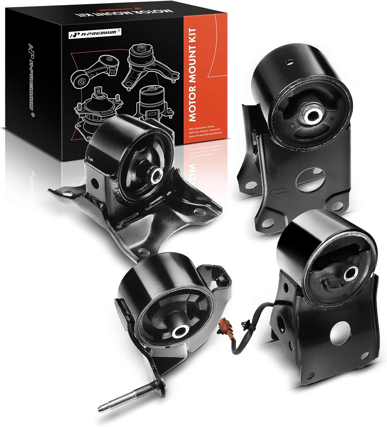 A-Premium 4PCS Engine Motor Mount and Transmission Mount Set Compatible with Nissan Maxima SE 1997-1999 V6 3.0L, Automatic Transmission