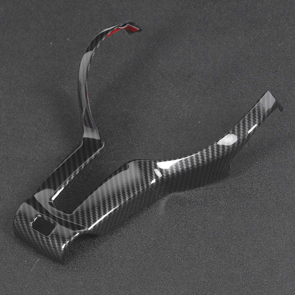 Cornice Decorativa per Volante, Decorazione del Volante in ABS Stile Fibra di Carbonio per F20 F21 F30 F32 X5 X6 M-Sport