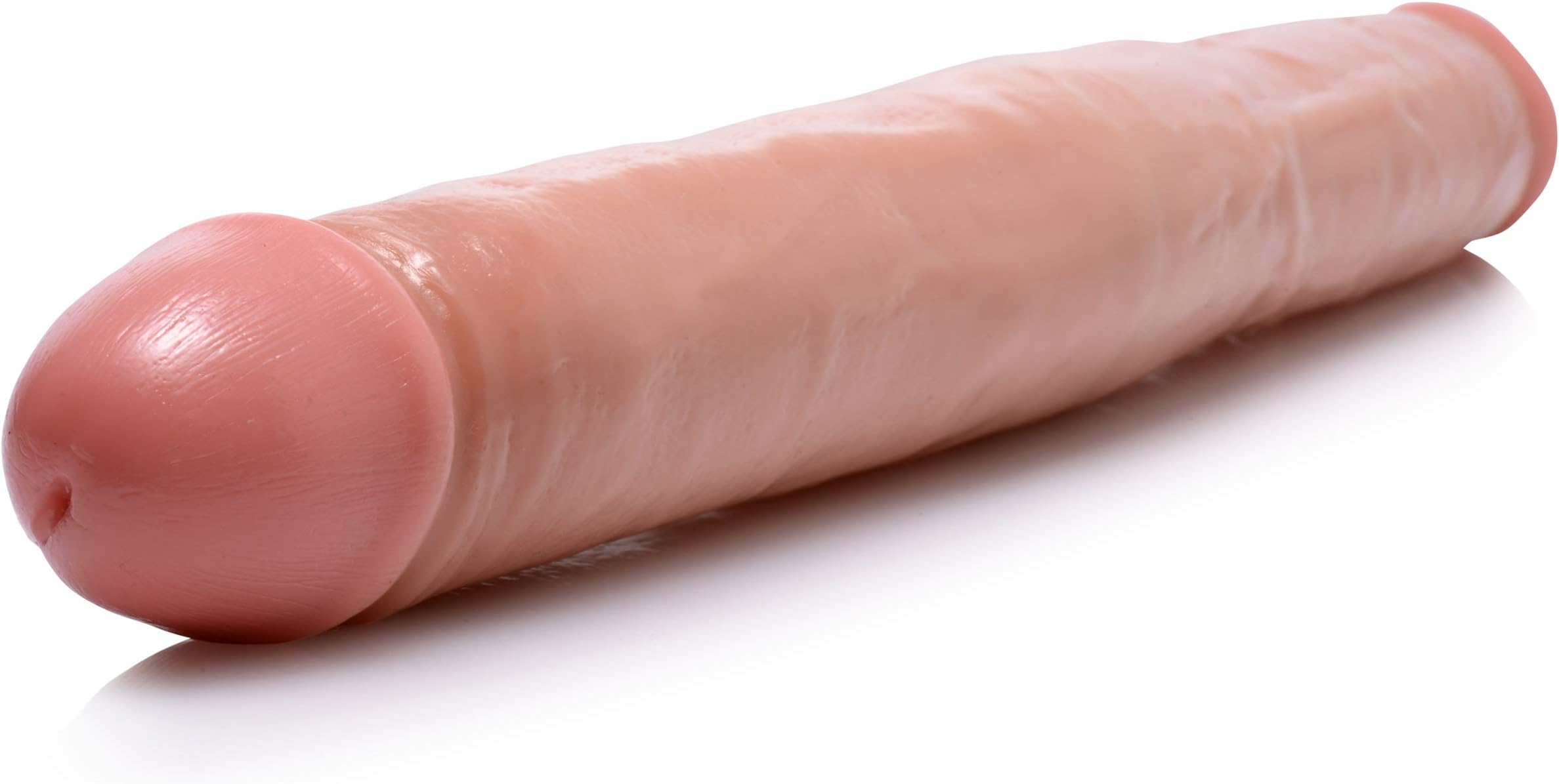 SexFlesh Realistic Double Dong, Flesh, 17.5" Length x 2.5" Diameter (AF145-Flesh-Parent)
