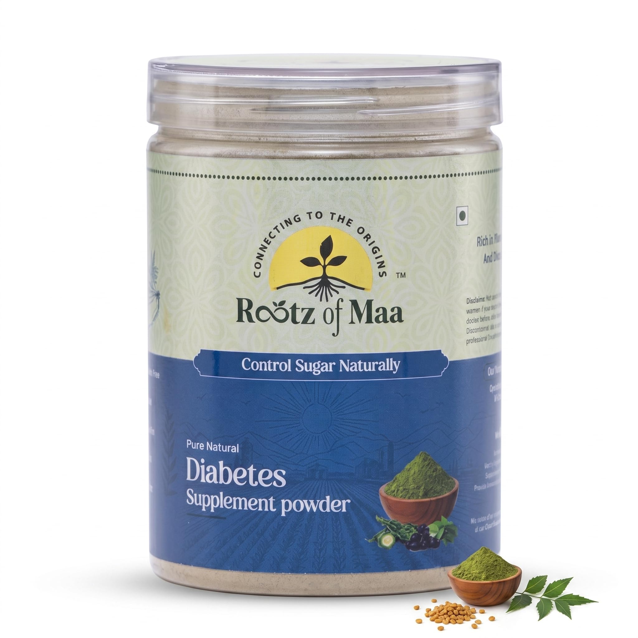 Diabetes Supplement Powder 200g | Rich in Vitamins, Minerals, Anti-Oxidants & Fibre | Helps Manage Blood Sugar | 100% Pure & Preservative-Free-image-47