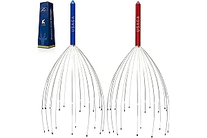 USAAGA Head Scratcher, 20 Finger Head and Body Massager (2-Pack) for Relaxation