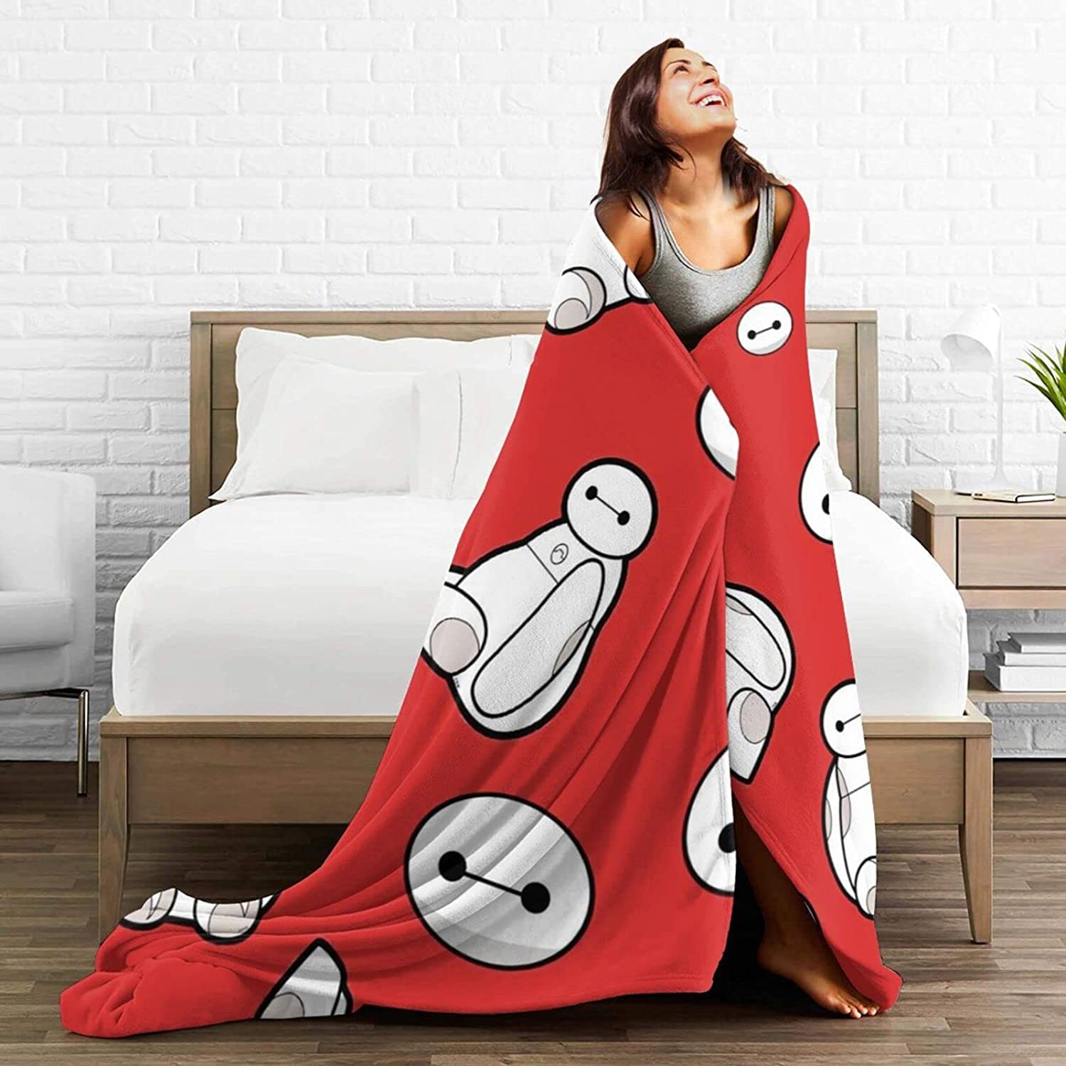 Amazon｜ベイマックス ブランケット blanket フランネル ふんわり