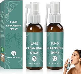 2Pcs Lung Cleansing Spray,Natural Herbal Lung Cleaning Spray(60ml)
