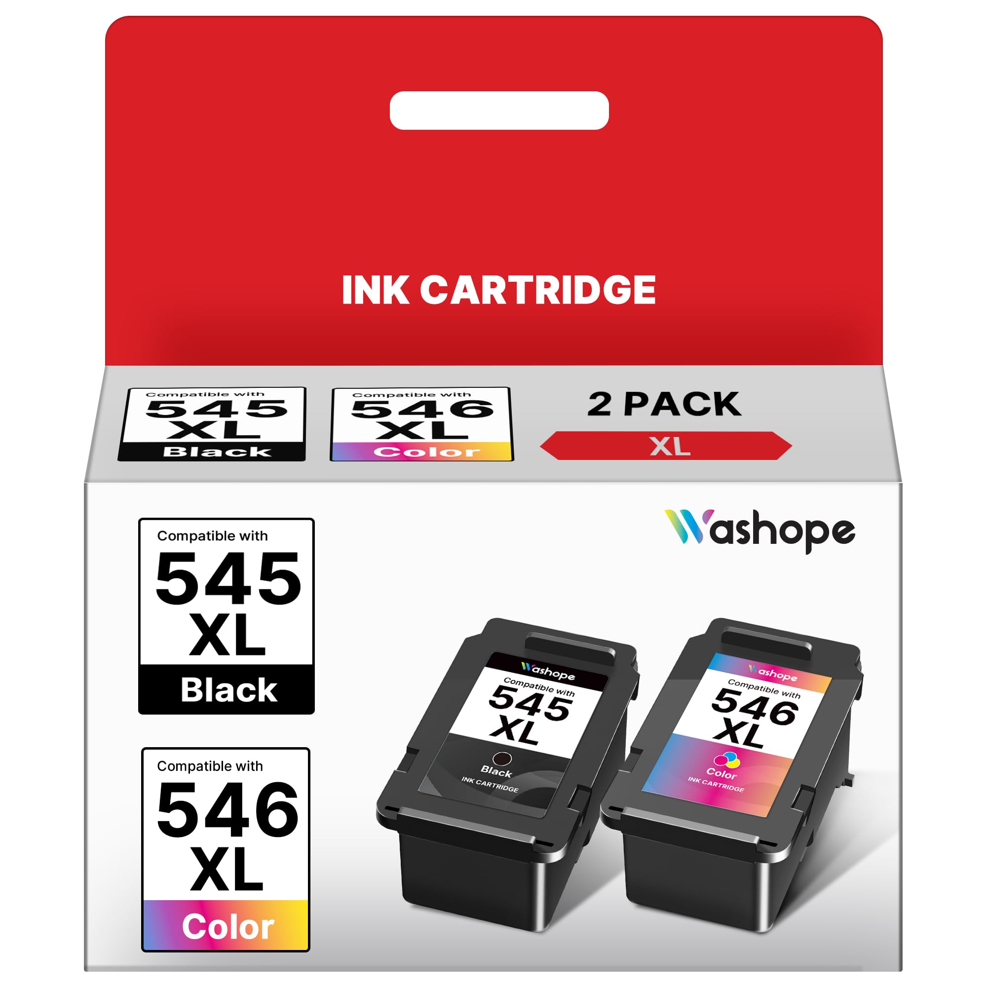 PG-545XL CL-546XL Multipack Kompatibel für Canon Druckerpatronen 545 546 | Kompatibel mit Druckerpatronen Canon 545 546 PG 545 XL CL 546 XL mit Canon TR4550 TS3355 Patronen