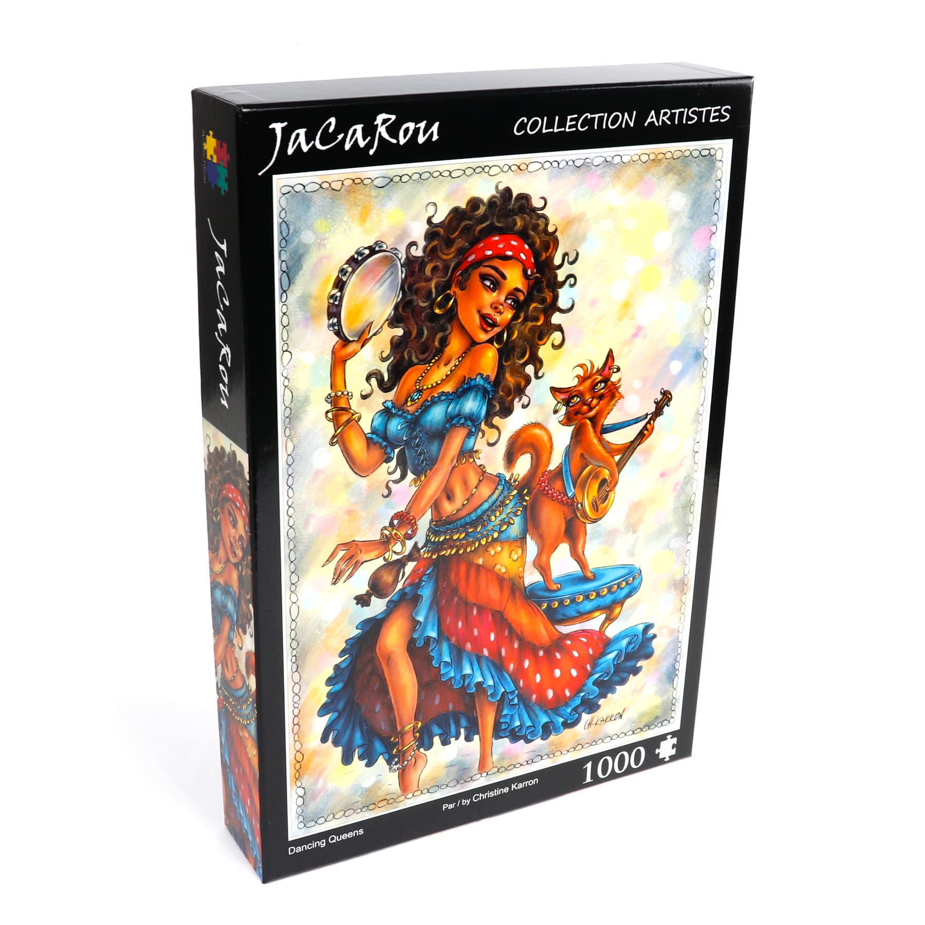 Christine KARRON 1000 pcs Puzzle Dancing Queens by JaCaRou Puzzles