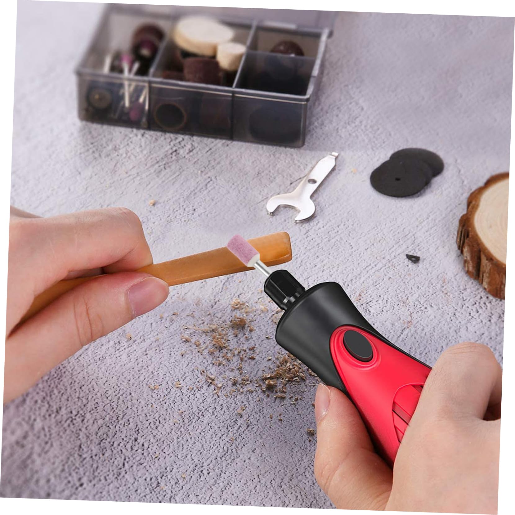 50 Pezzi Mole Trapano in Lega di Zinco e Selce Rosa Punte Abrasive Professionali Appuntite per Smerigliatura e Incisione Utensili Rotanti