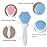Silicone Face Scrubber Exfoliating Brush, Beomeen 2 Pack Manual Handheld Facial Cleansing and Blackhead Scrubber, Soft Bristles Waterproof for Face Skincare,Blue