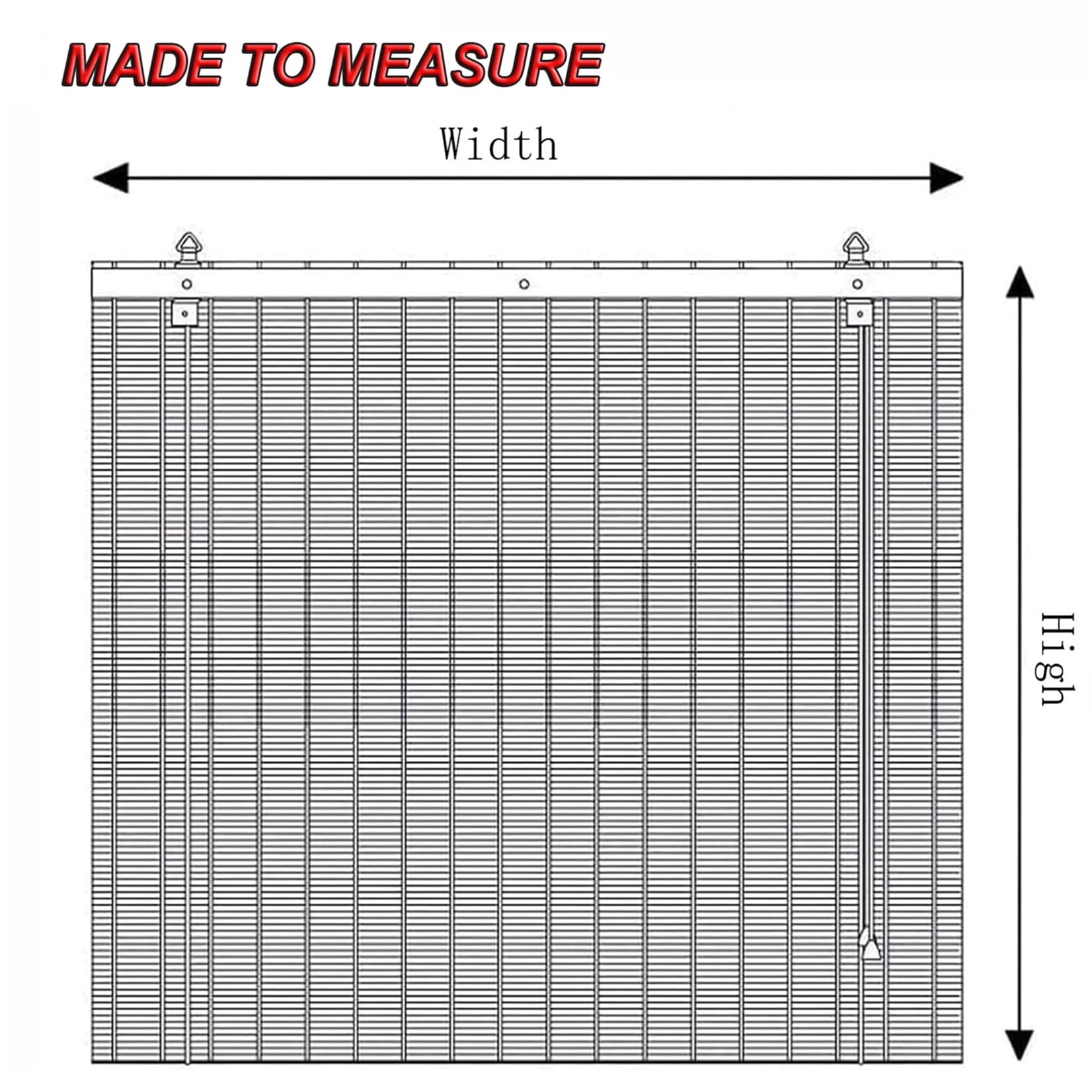 Tapparella da Esterno 80x200cm Tende a Rullo Ombreggiante di Canna Naturale,Tenda in Cannette Tessuto A Mano,Protezione Solare,Protezione della Privacy,per Balcone Giardino Frangivista Sole