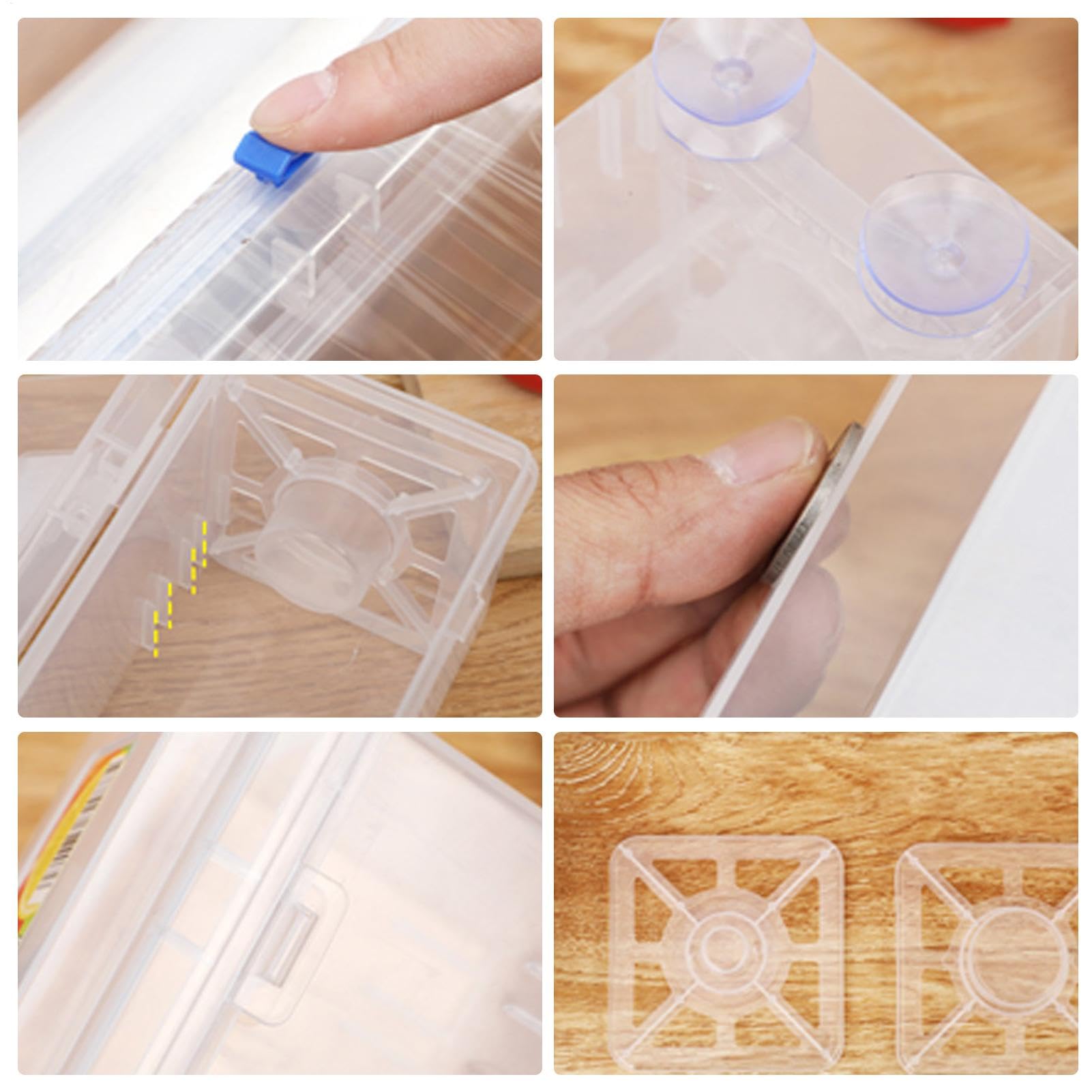 Distributeur de film étirable de 45 cm avec cutter, distributeur de film étirable et cutter, distributeur de papier alimentaire rechargeable avec cutter coulissant pour la maison et la cuisine