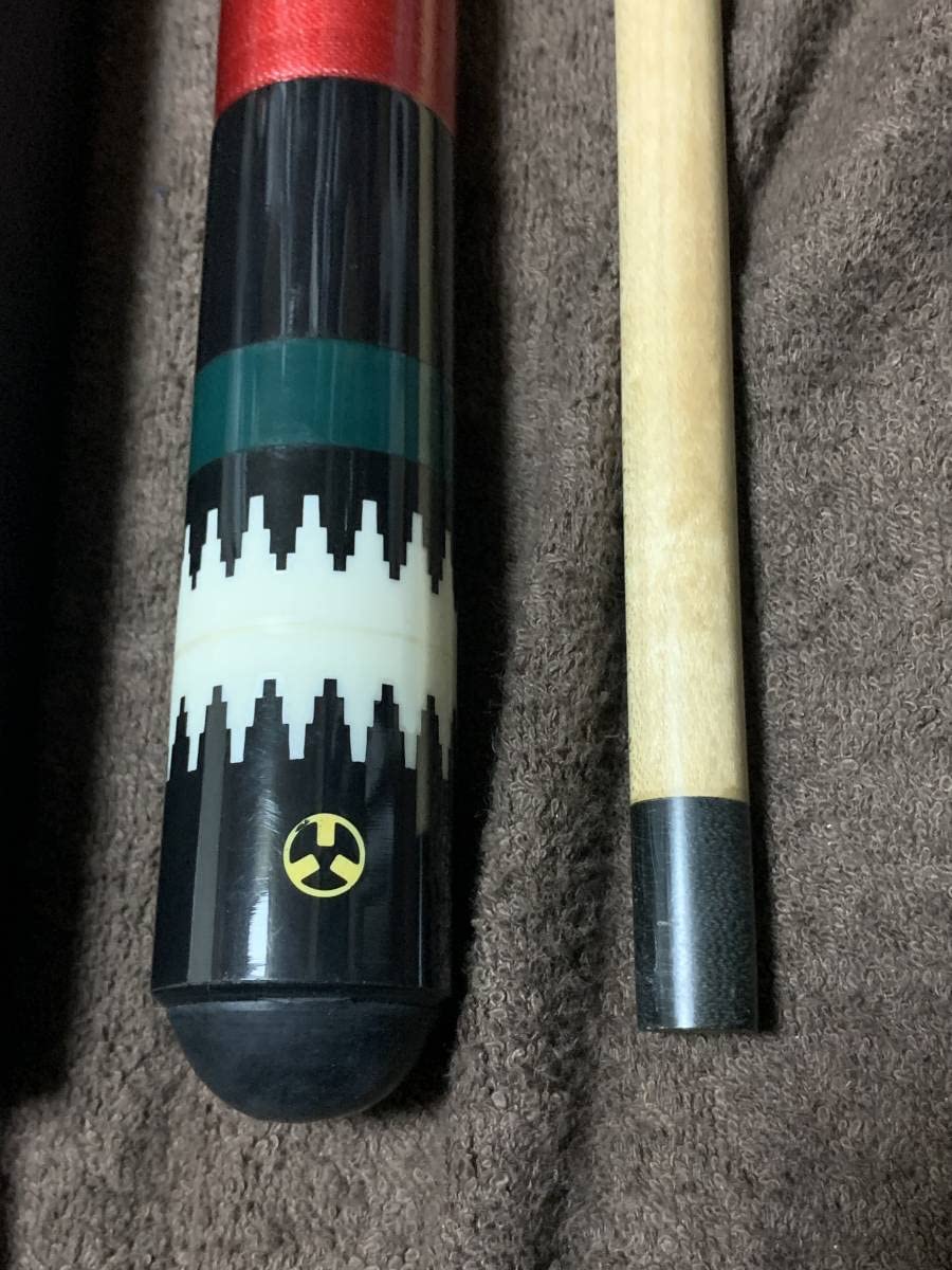 ブランド不明 ビリヤードキュー 本ハギ子持ち6剣ビリヤードキュー