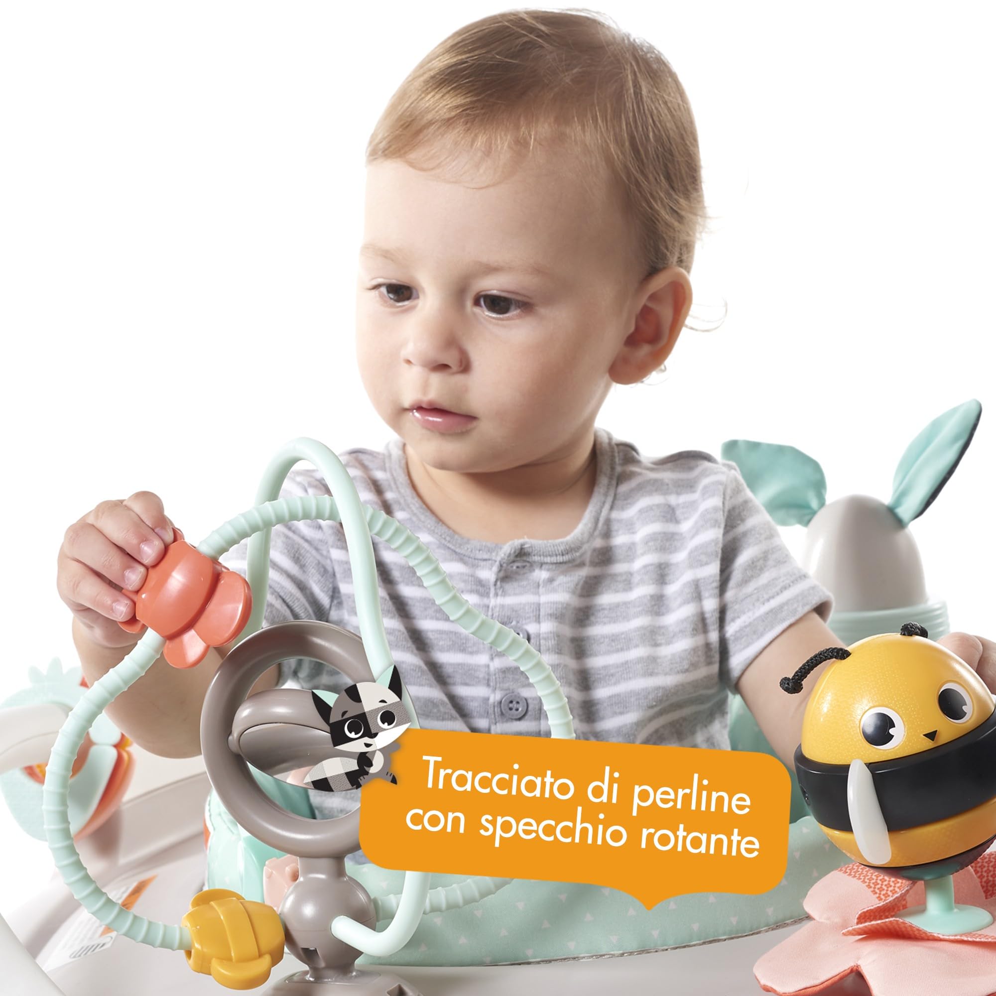 Tiny Love Mobilne centrum aktywności Here I Grow 4 w 1 z kolekcji Magiczna kraina od, siedzisko do skakania, chodzik, zabawka do pchania, od 6. miesiąca życia