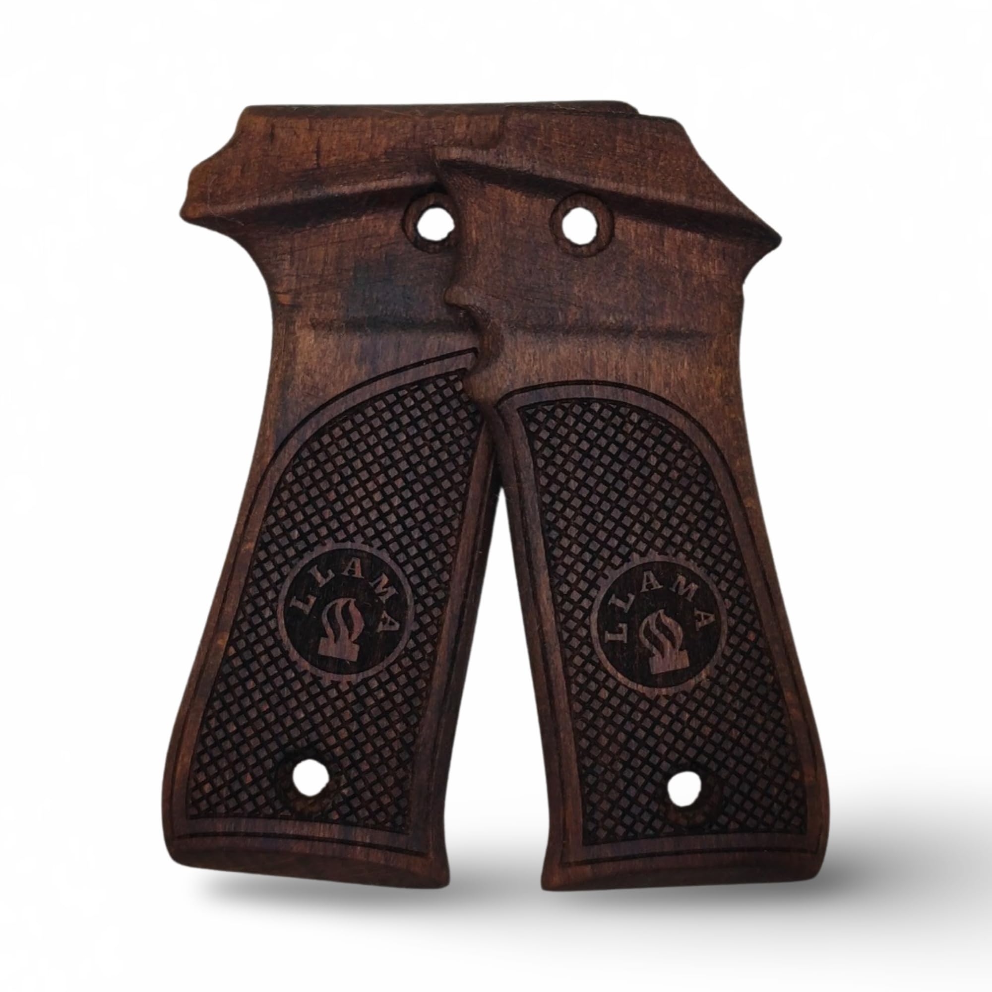Victorious Llama 7.65 Impugnatura a pistola realizzata a mano in legno di noce Ars.03