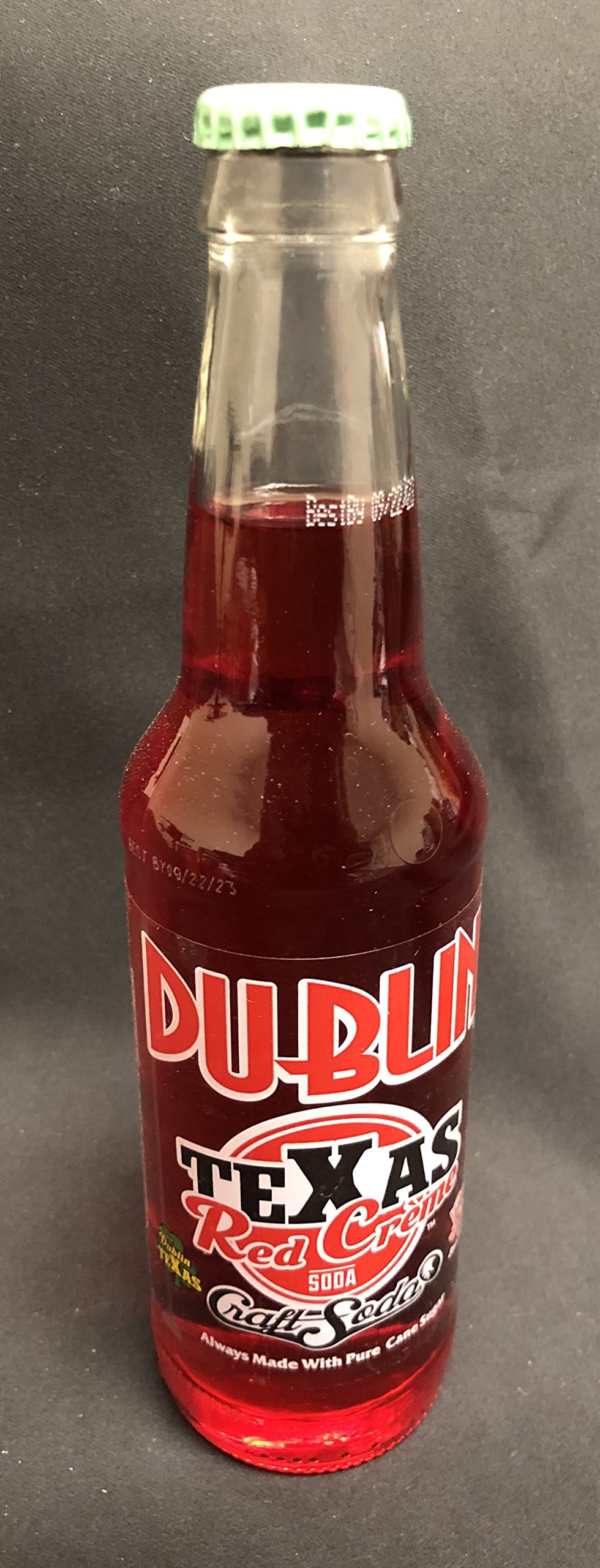 Retro Soda Sweetened with Pure Cane Sugar 12oz Glass Bottles (Pack of 24) (Dublin Retro Red Cream Soda)