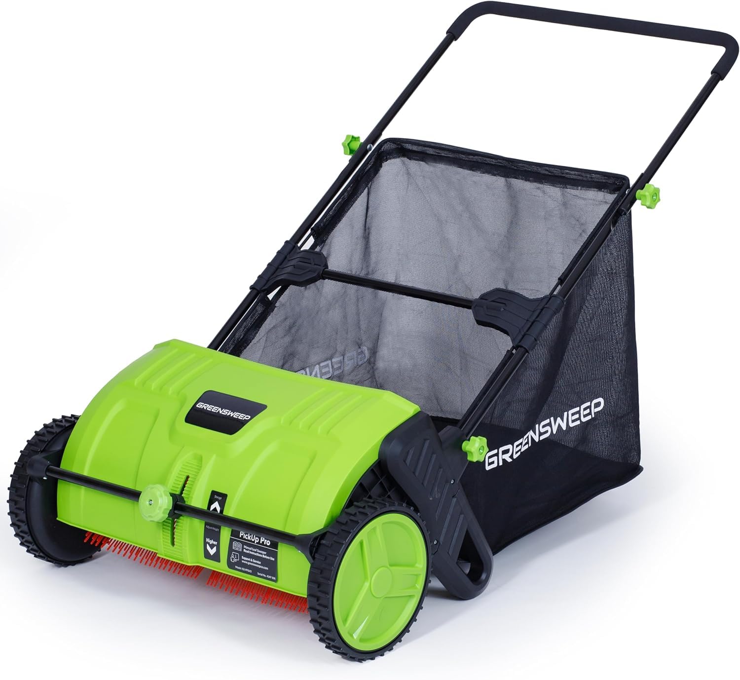 GreenSweep Pickup Pro V2 – Powerful Lawn Sweeper -1 GreenSweep Pickup Pro V2 – Powerful Lawn Sweeper -1