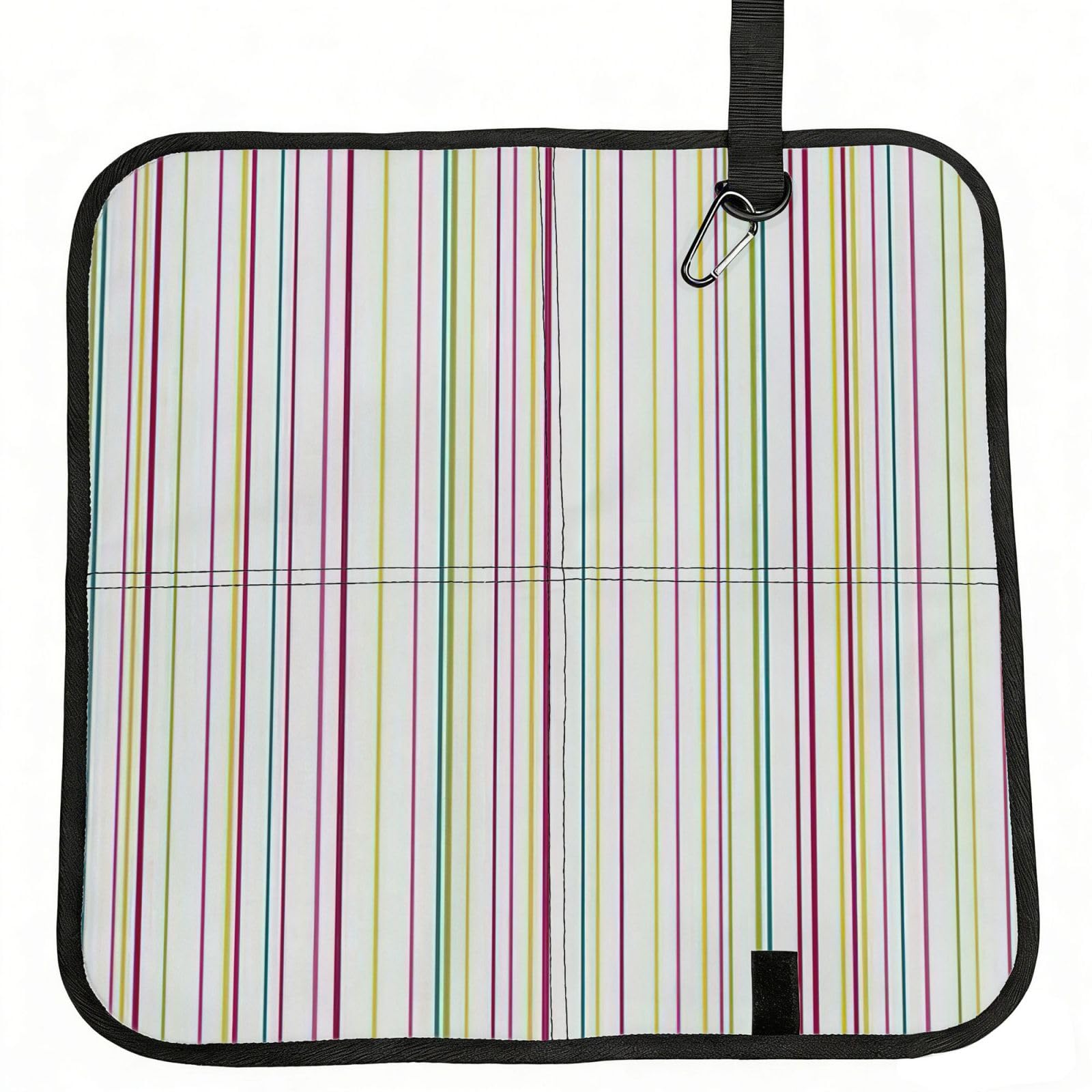 AYYQWE Striped. Print Foldable Seat Cushion Portable Chair Pad Office Commuting Picnic Camping Outdoor