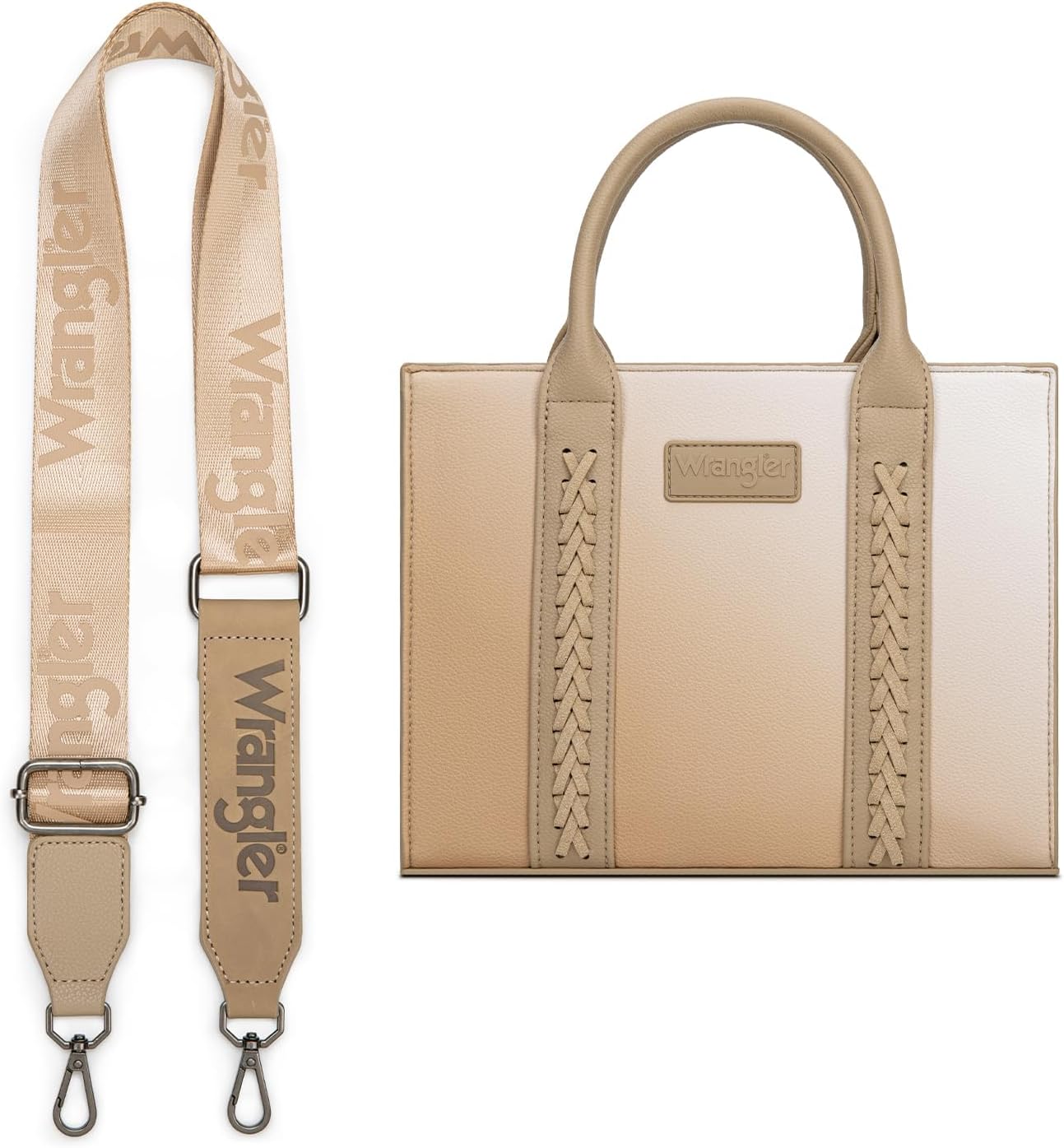 Wrangler Tote Bag for Women Designer Satchel Handbags Top-handle Purses with Strap thumbnail