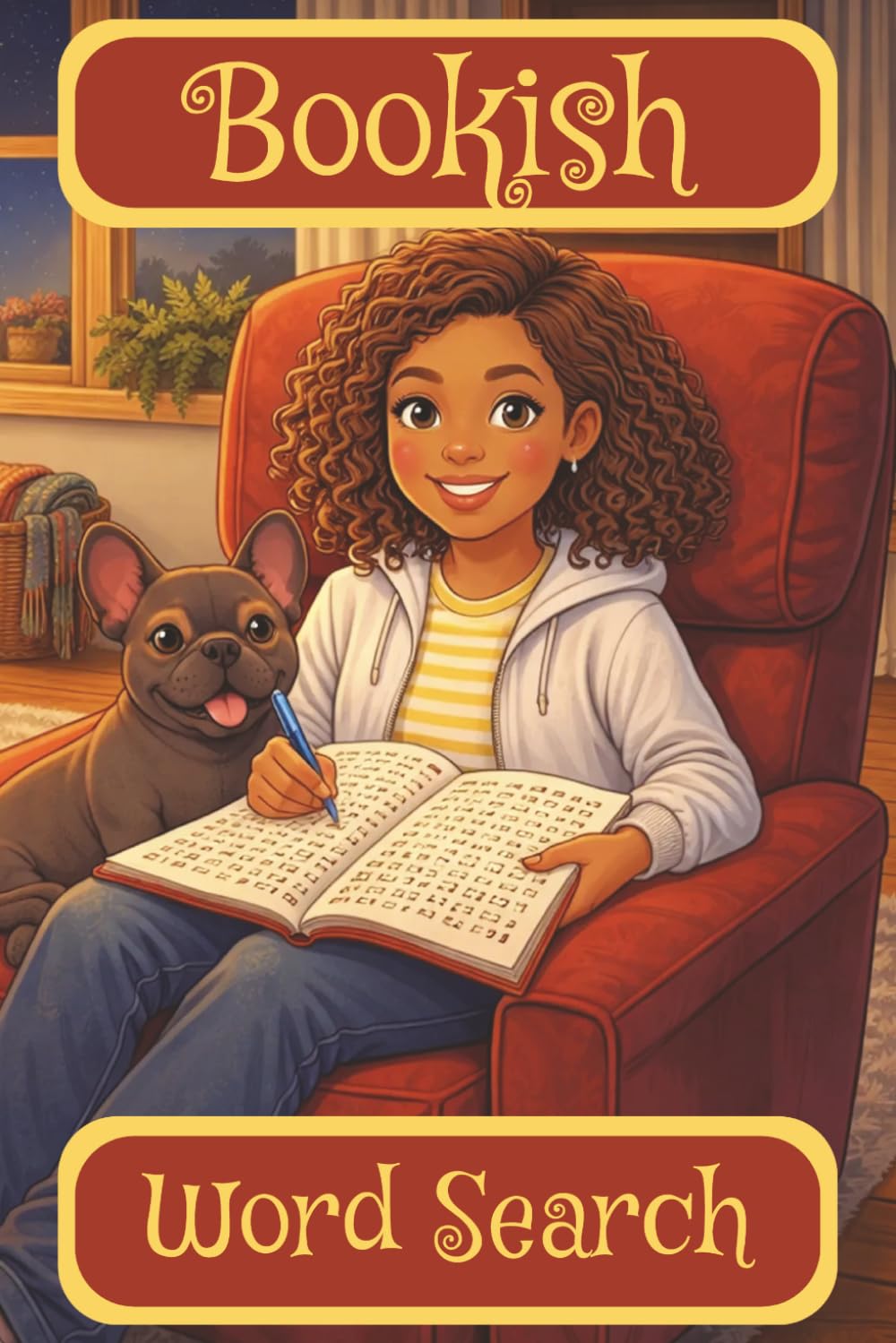Bookish Word Search: Word Searches with Easy to Read Print about Books, Genres, Authors and More| 6x9 inches, 110 pages | 50 + Puzzles… Gift Vacation, Holiday