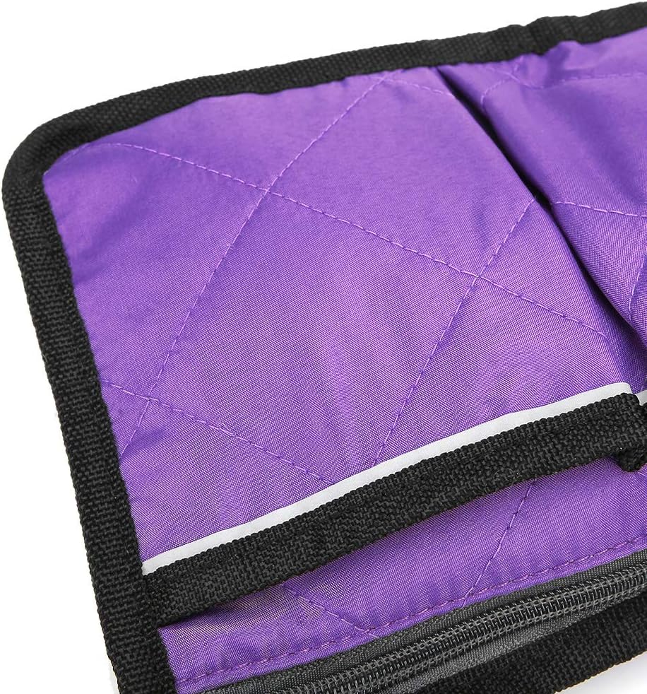 Yasashi Wheelchair Armrest Bag, Multiple Pockets Large Capacity Wheelchair Armrest Side Bag Wheelchair Storage Organizer Walker Storage Pouches for Chairs(Purple): Home & Kitchen