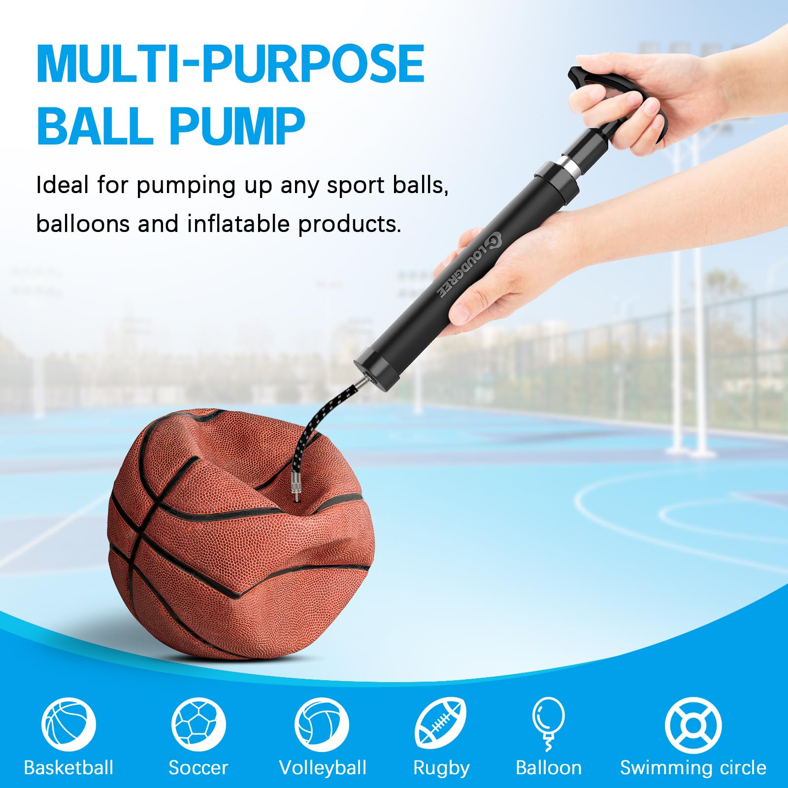 Aghi Per Pompa Palloni – Confezione Da 2/5/10/20 – Per Calcio, Rugby, Basket, 38mm
