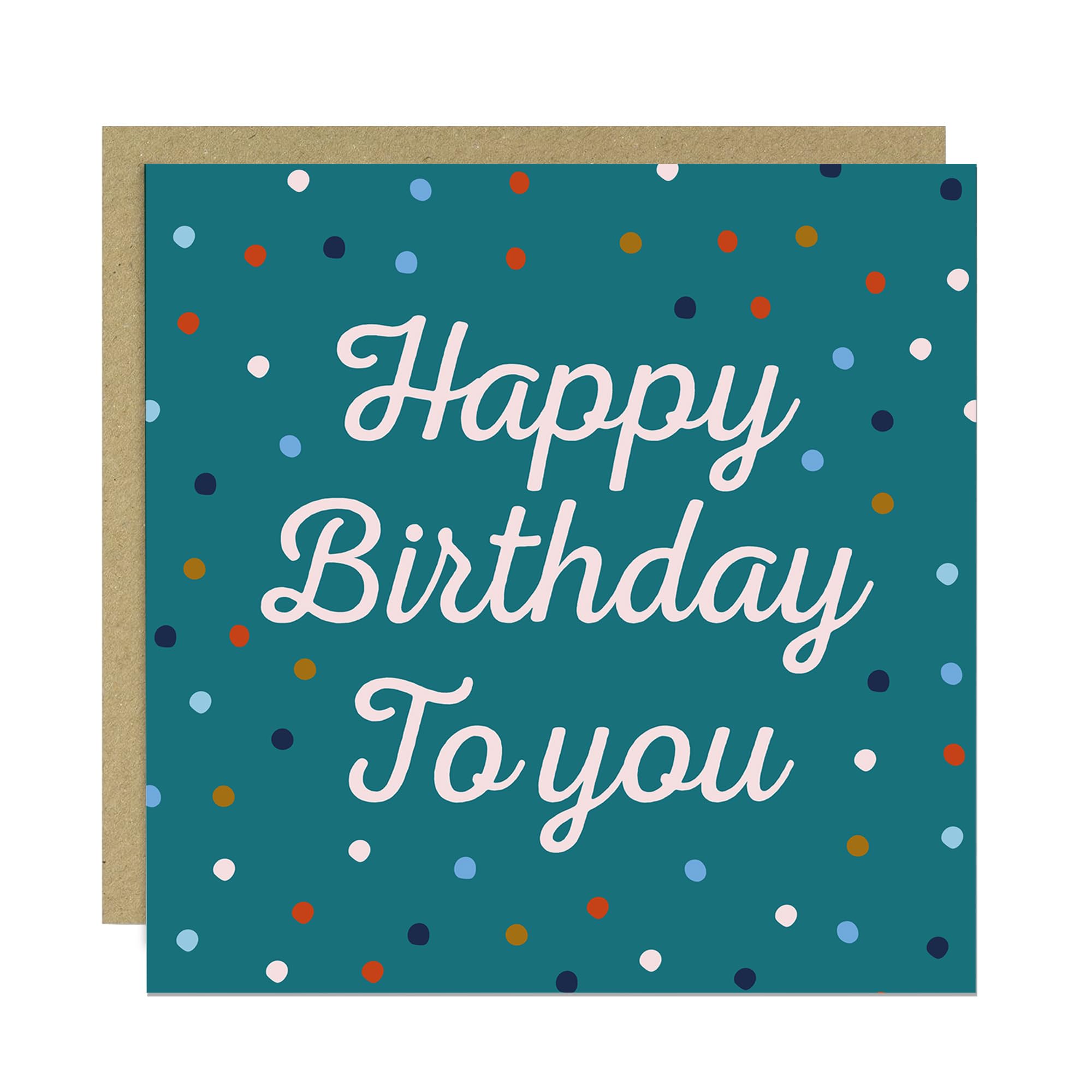 RED OCEAN Happy Birthday To You Cards For Women With Envelope Polka Dot Birthday Card For Mum Auntie Nan Sister Nanny Grandma Best Friend Colleague Family