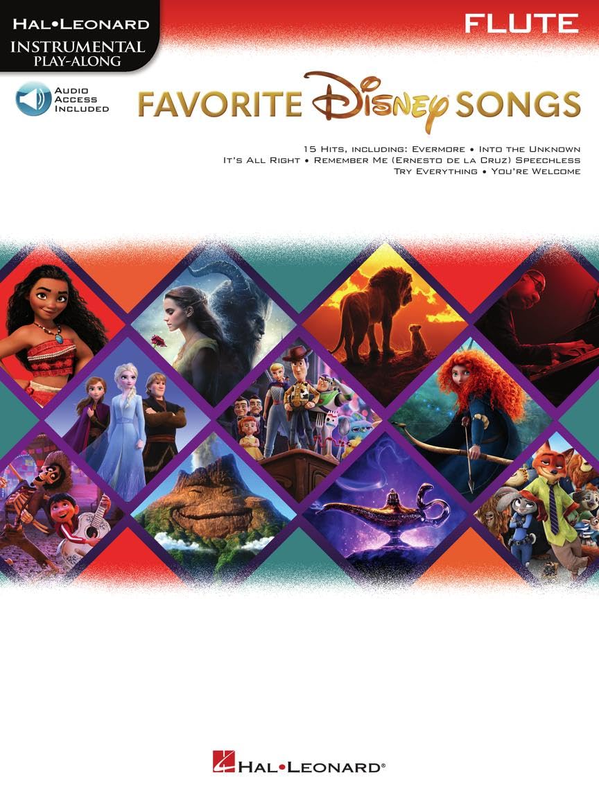 Favorite Disney Songs. Flute Solo. Includes Audio Online: Instrumental Play-Along - Flute (Hal Leonard Instrumental Play-along)