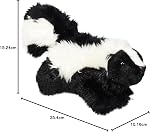 Wild Republic Skunk Plush, Stuffed Animal Toy, Gifts for Kids, 9"