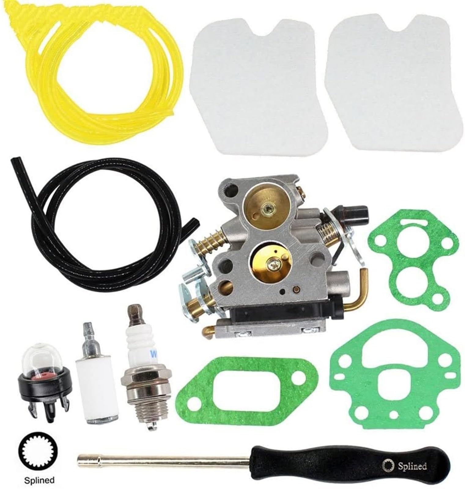 para Piezas de Motor para Zama Hus 240 240E 235 235E 586936202 C1T-W33 Accesorios Motosierra Kit Herramientas Ajuste Filtro Aire carburador