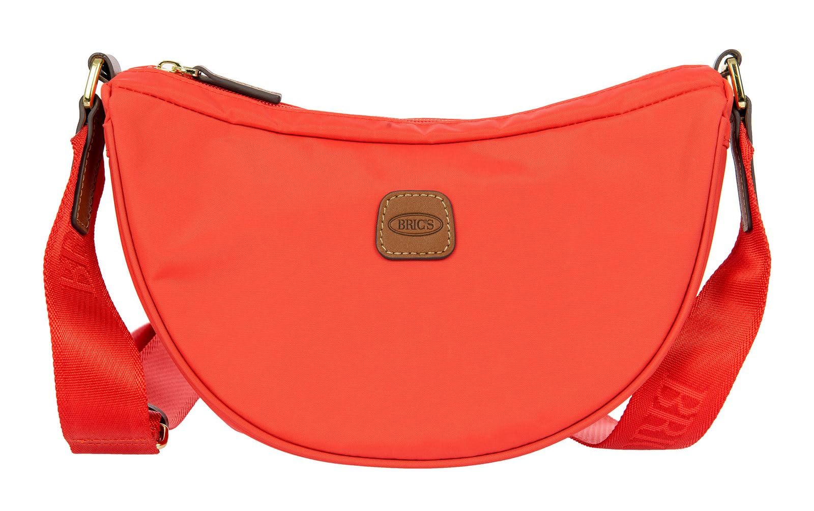 Bric's borsa a tracolla X-Bag Halfmoon Bag Poppy rosso