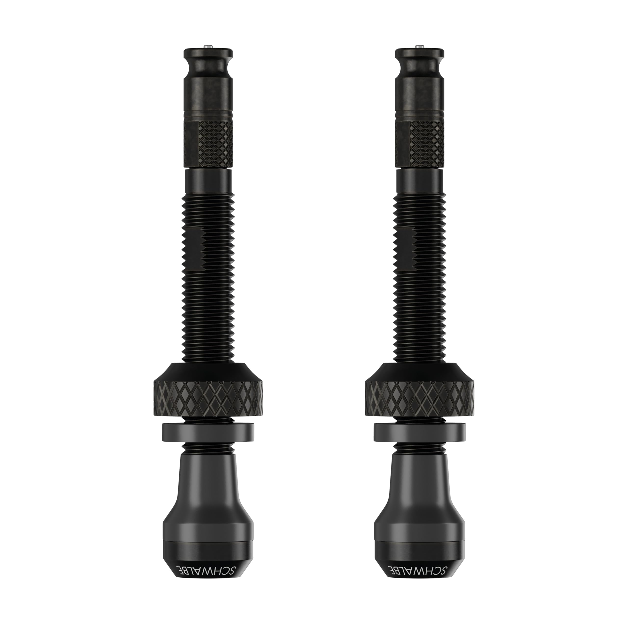Schwalbe Clik Valve Tubeless Ventil Set – 2 x 80 mm Ventile - Innovation zum Aufpumpen von Fahrradreifen – Tubeless Conversion