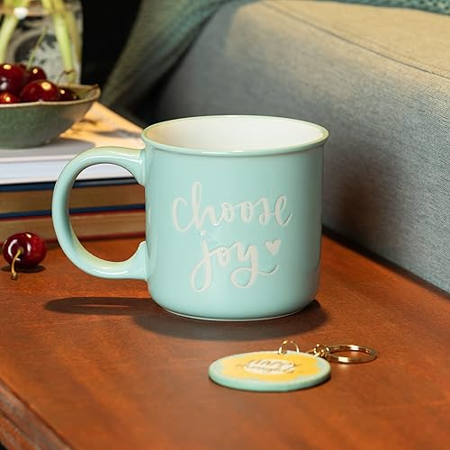 Miniatura 4 de WORLD TRAVELER Eccolo - Taza de café de cerámica y dije para llavero, taza de té grande, apta para lavavajillas y microondas, juego de llavero y