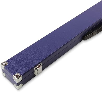 Funky Chalk 2 Piece Snooker Pool Cue Case for Centre Joint Cues with Reinforced Corners and Foam Lined with Chalk Compartment