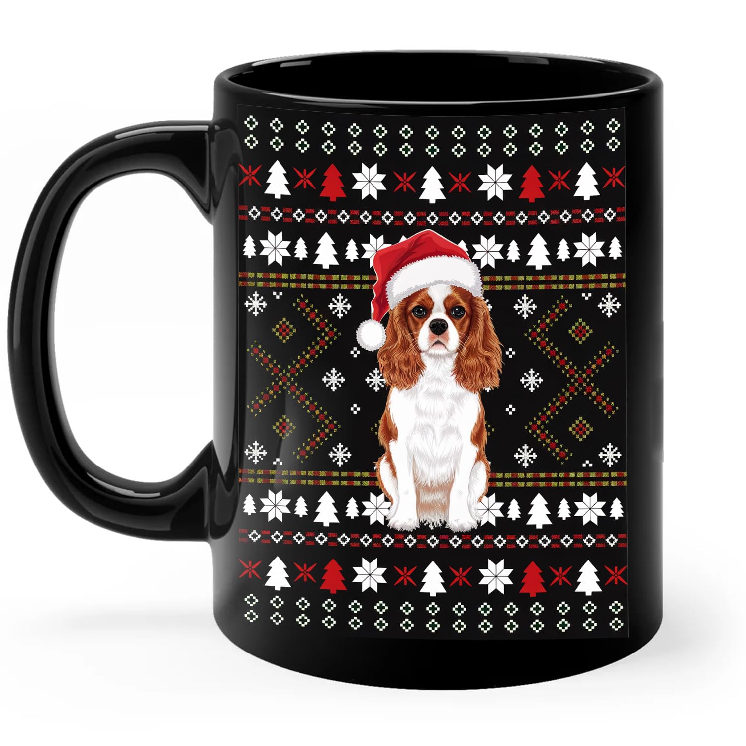 Irish Red and White Setter Christmas Coffee Mug, Gift For Men, Women Ceramic Mugs 11oz - 15oz