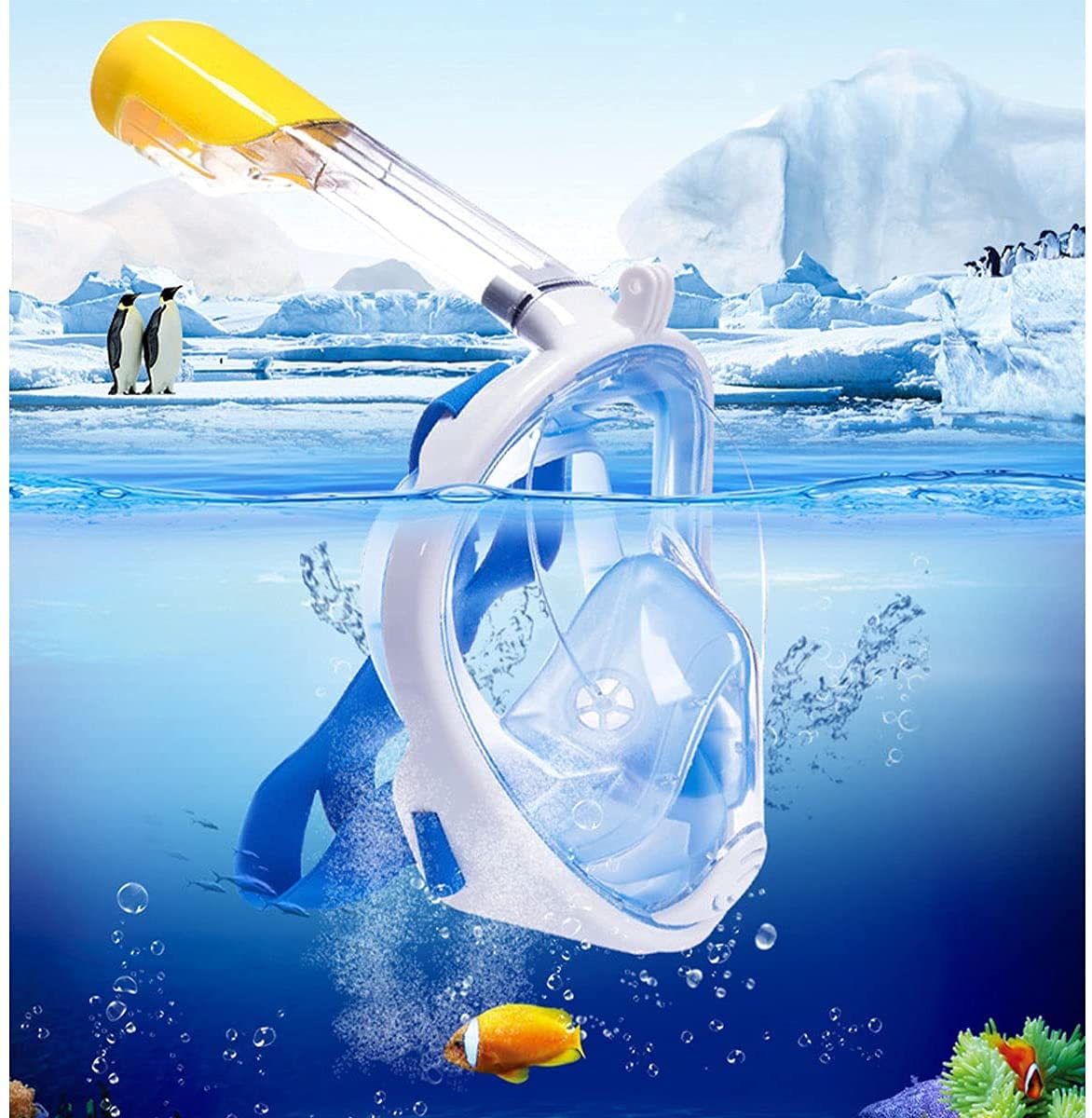 See full amazon price history chart for Ritmo Snorkel Mask DasMeer Full Face 180�View GoPro Compatible Snorkeling Mask with Easy Breathing Easy Draining Design and Anti-Fog Anti-Leak Technology, for Water Sports Swimming, Diving Sea Ritmo Snorkel Mask DasMeer Full Face 180�View GoPro Compatible Snorkeling Mask with Easy Breathing Easy Draining Design and Anti-Fog Anti-Leak Technology, for Water Sports Swimming, Diving Sea (B09DL8BS7Z) Amazon Price History, Amazon Price Tracker