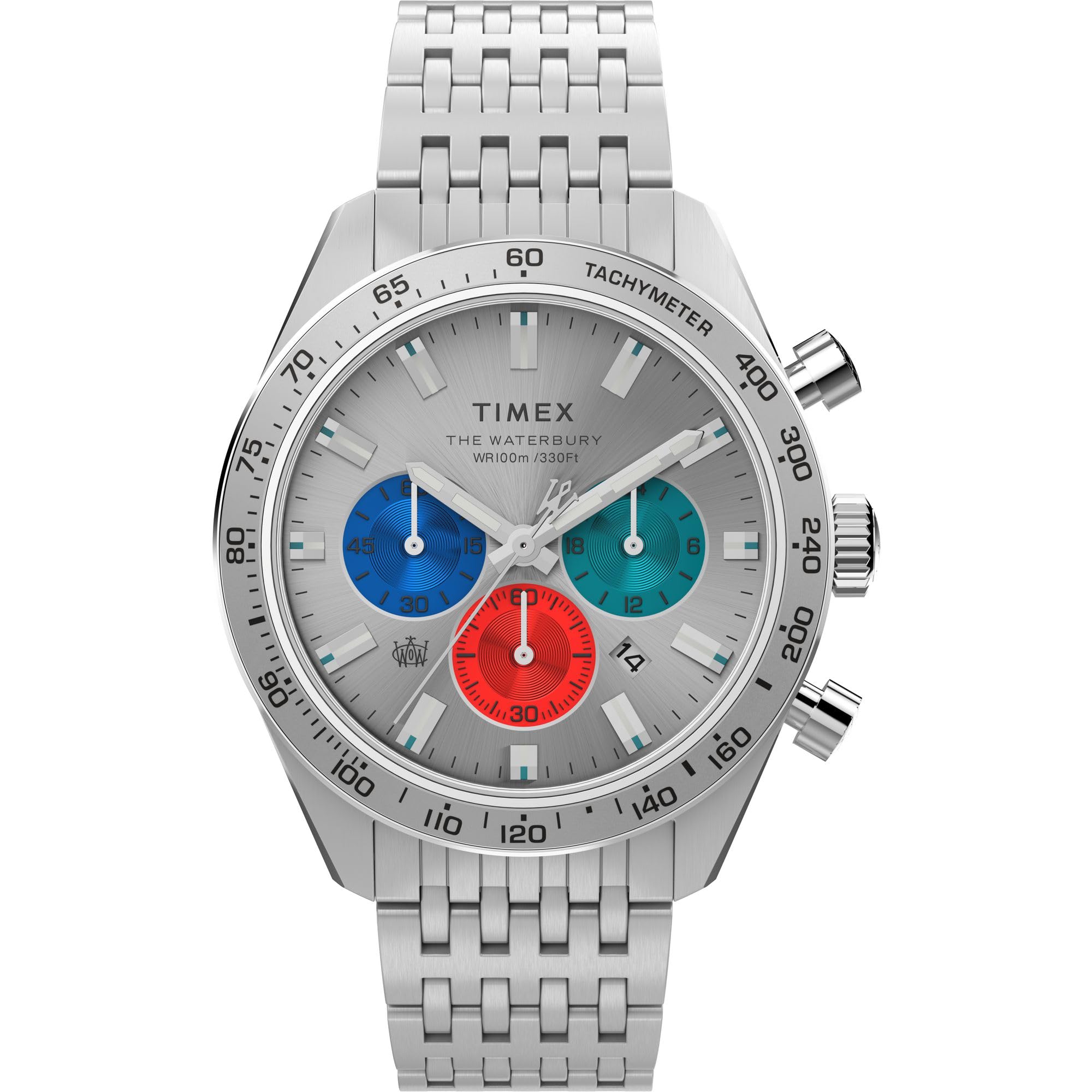 TIMEX Men Stainless Steel Silver-Tone Analog Dial Watch- Tw2V42400Uj, Band Color-Silver (B0CQVP4XX4) Amazon Price History, Amazon Price Tracker