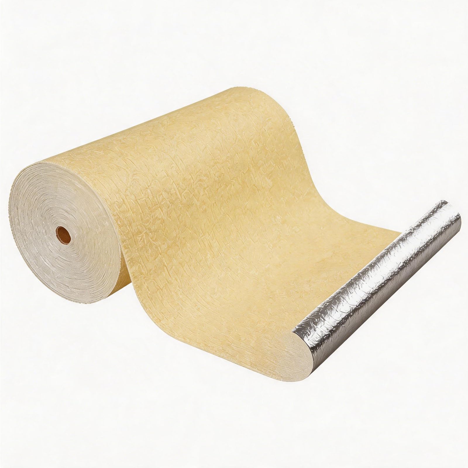 Papier peint autocollant isolant BVCL jaune en mousse XPE 50cmx40m
