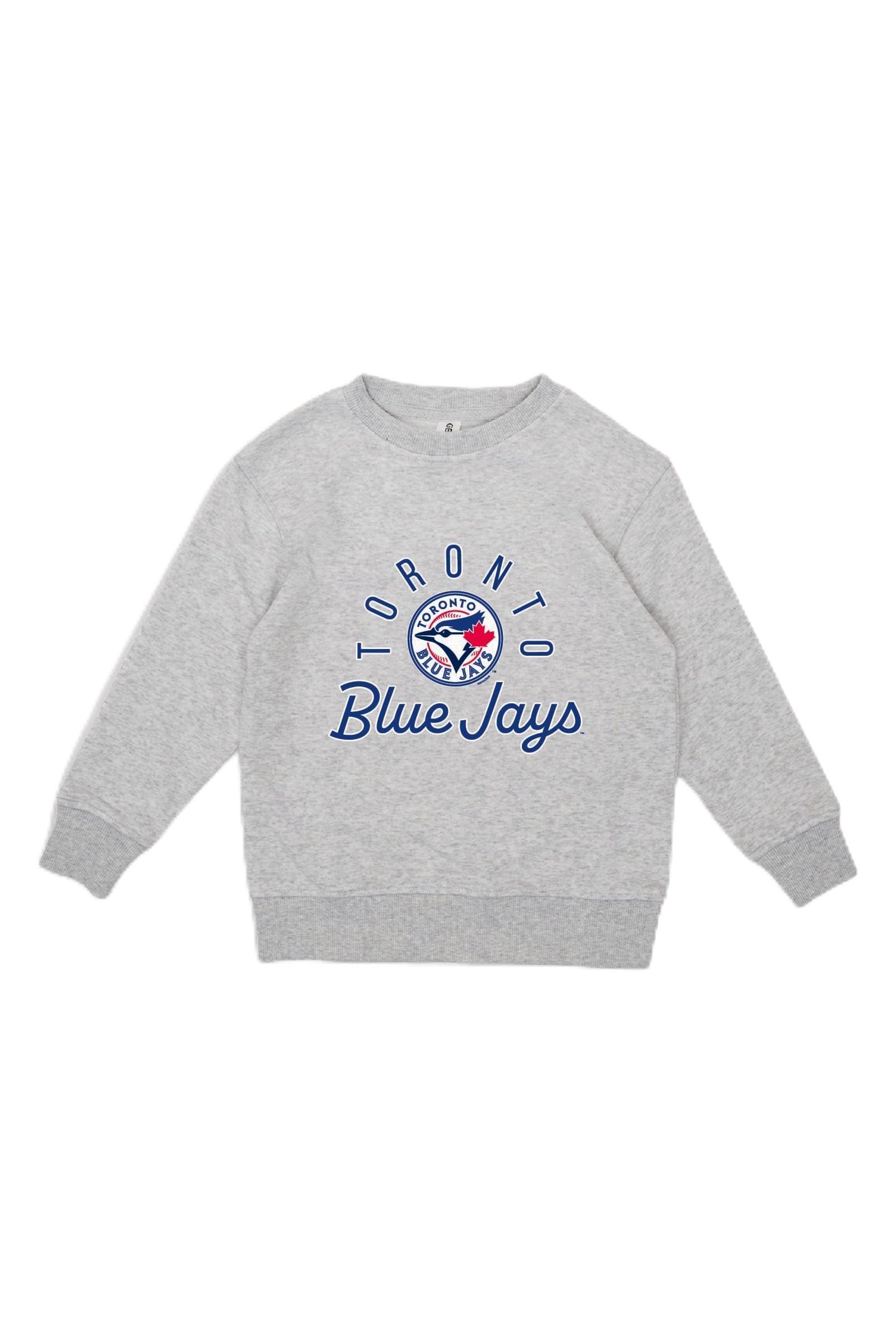 Gertex Toronto Blue Jays Kids Crewneck Sweatshirt for Young Children | Multiple Designs | Officially Licensed Merchandise