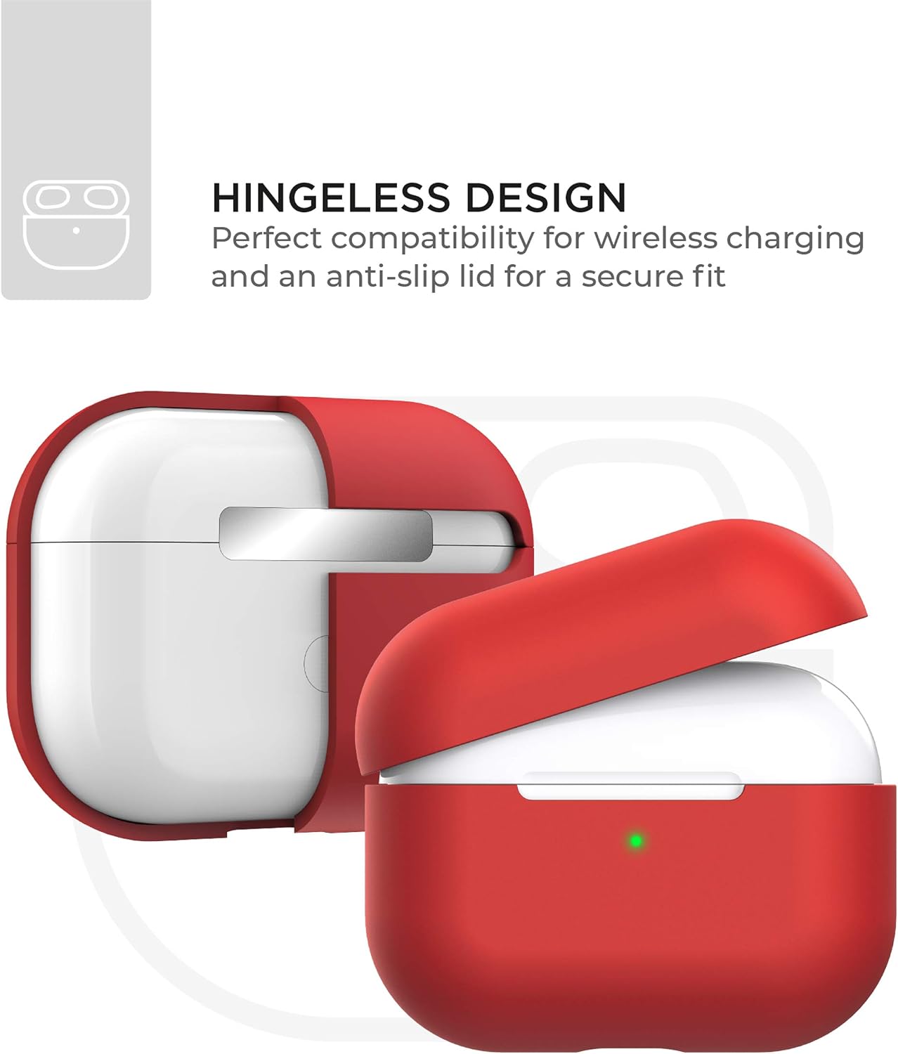Proof Labs AirPods Pro Case Cover Protective Silicone (Red)