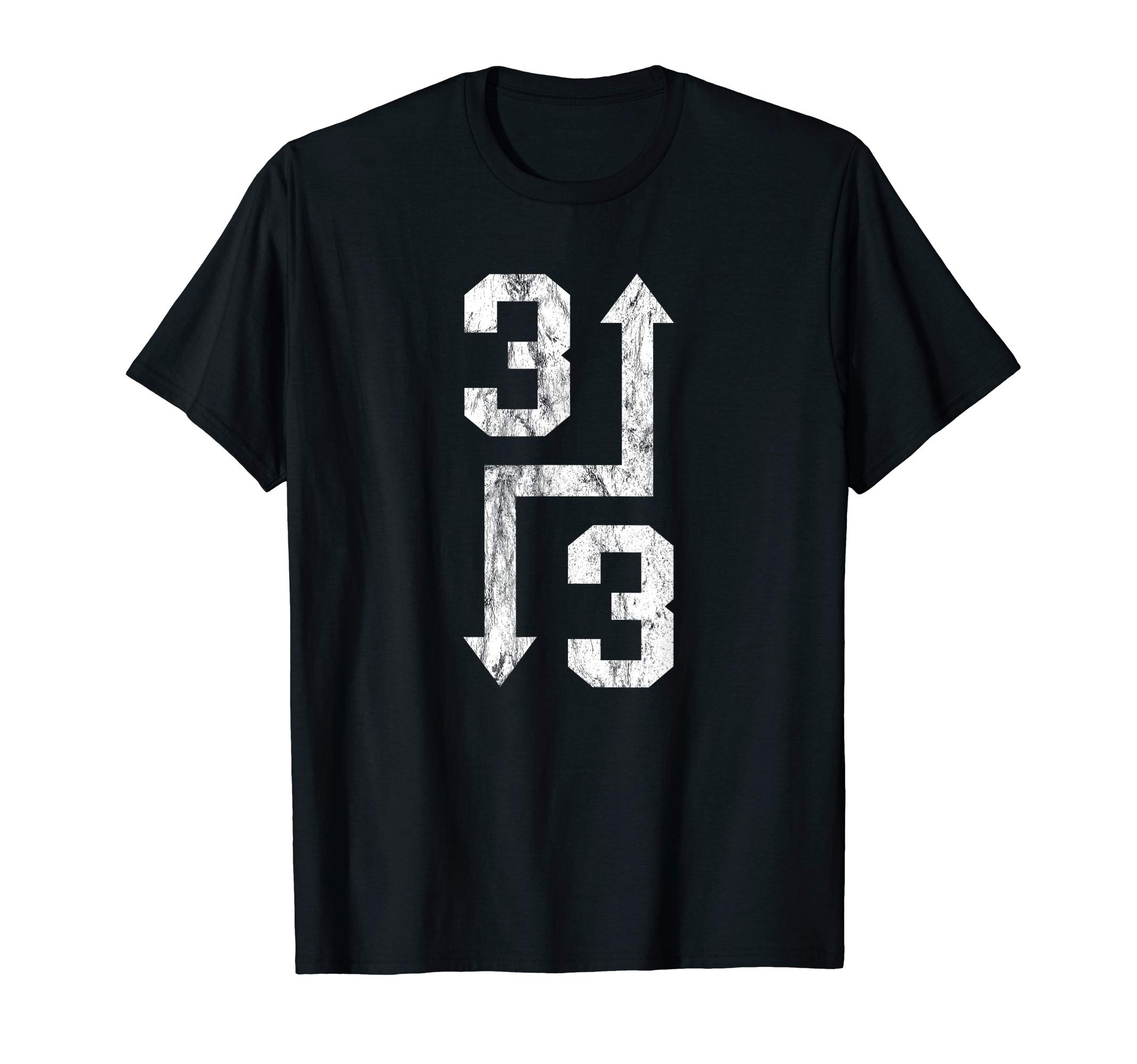3 UP 3 DOWNBaseball Softball Game Day Fan T-Shirt
