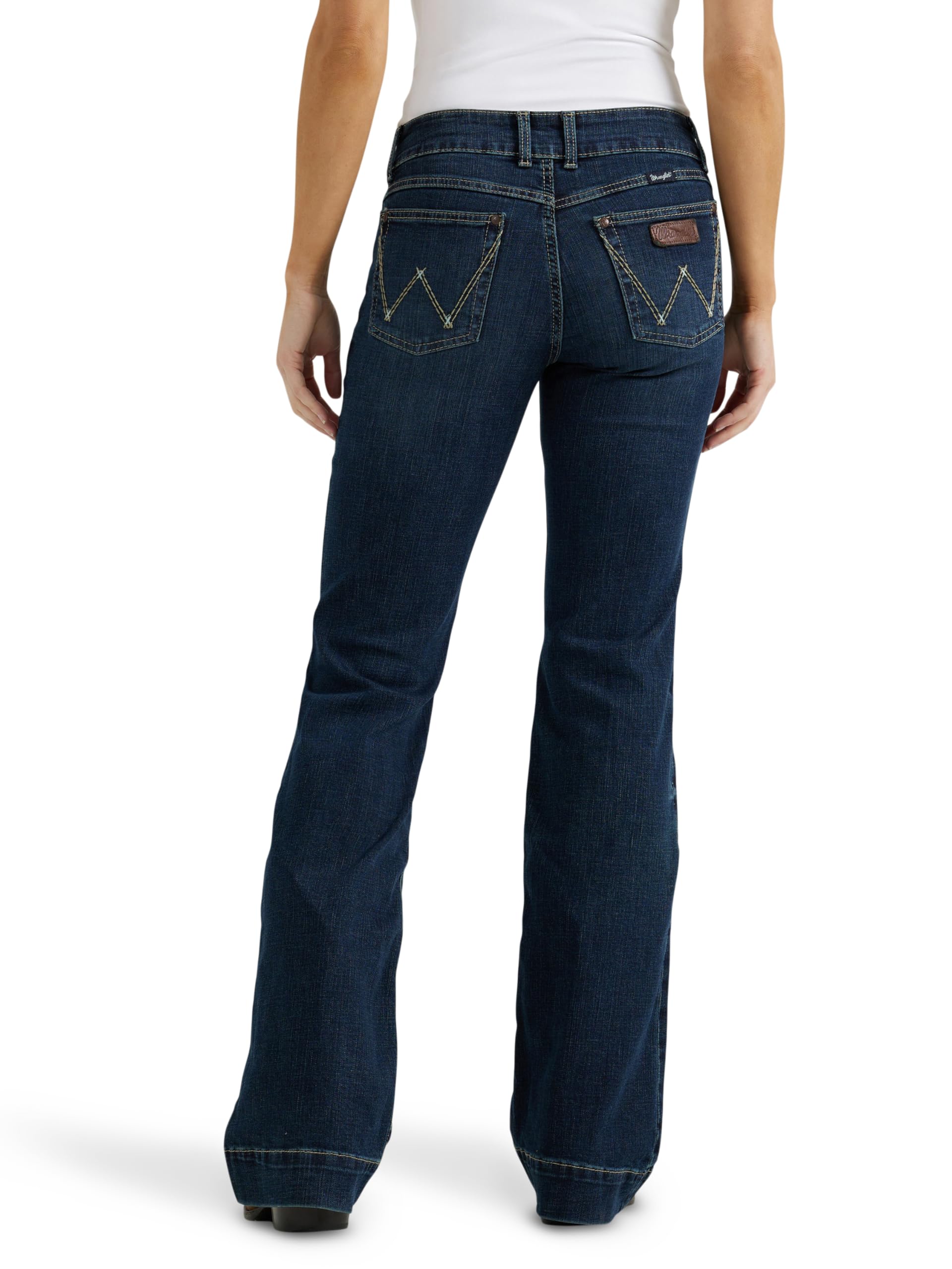 Wrangler Western Mid Rise Stretch Boot Cut Jean - Jeans Mujer