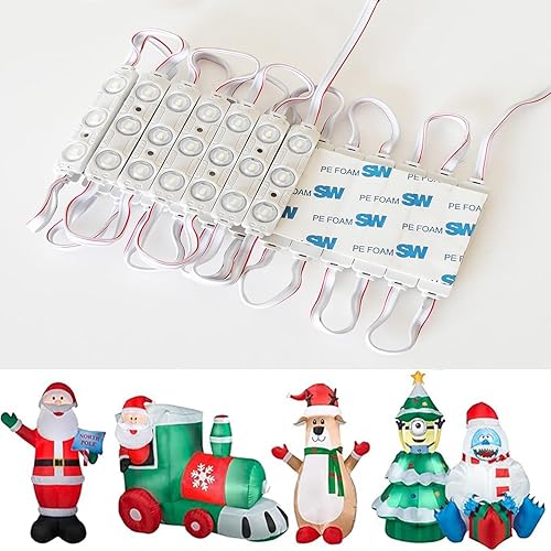 Miniatura 3 de Erudite - Módulo LED luz LED para escaparate 5730SMD súper brillante impermeable blanco inyección 3 módulos LED 20 unidades 98 pies DC12 V 160