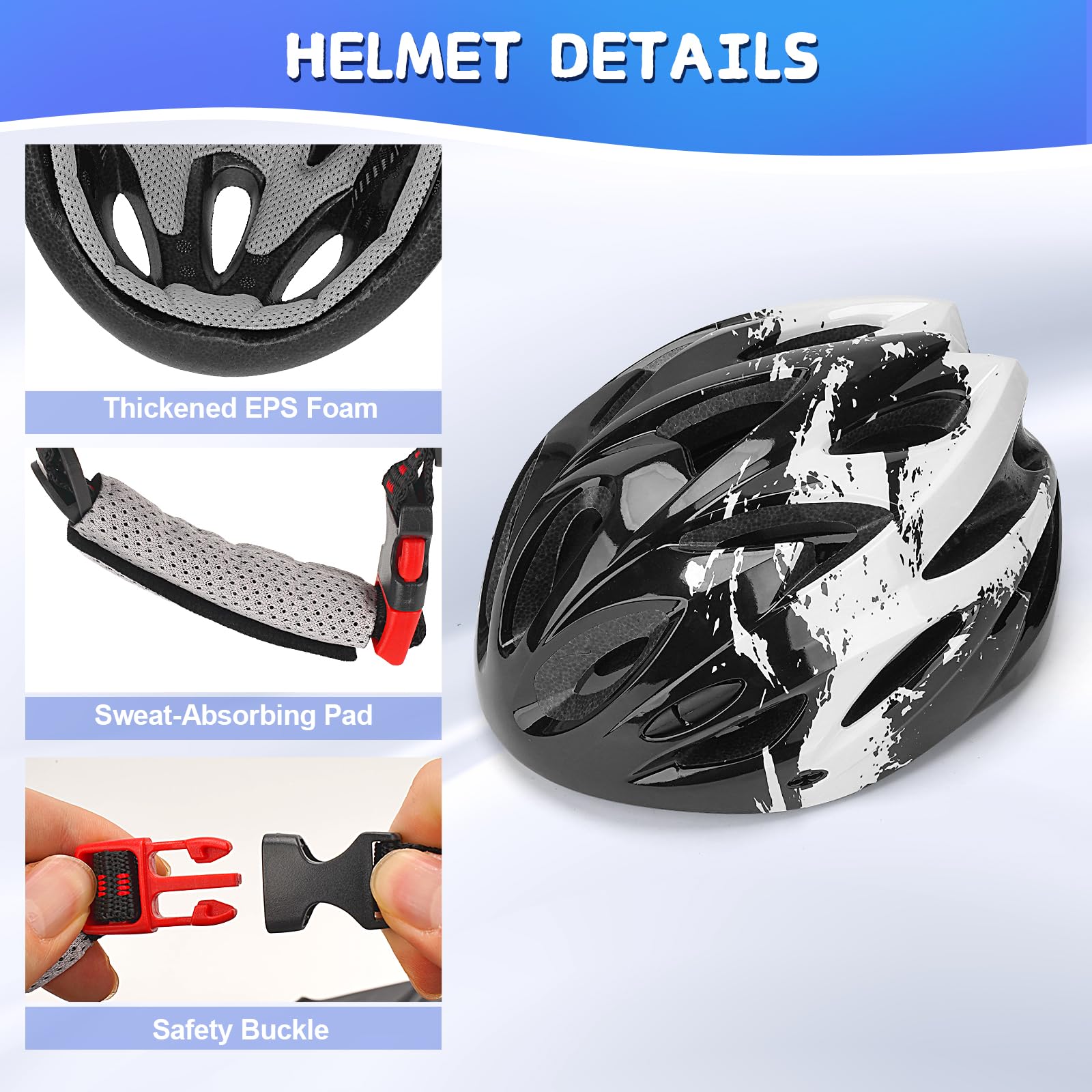 Casco de bicicleta para niños ajustable 50-58 cm