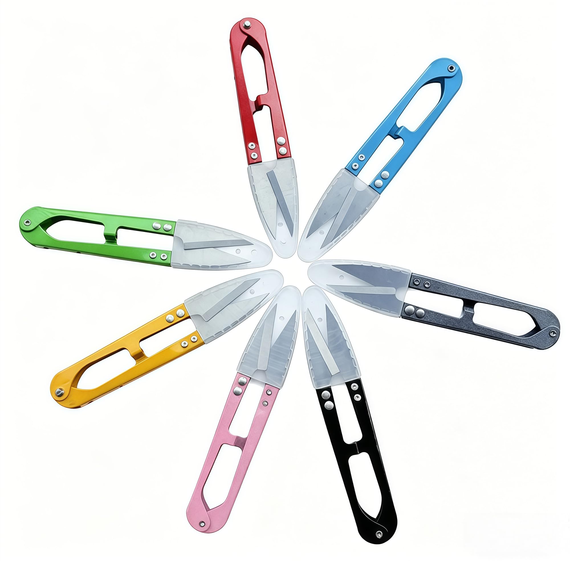 Photo 1 of 10 Pcs Sewing Scissors Blade Guard Safety Cover - Thread Snips Tip Protector, Yarn Cutter Protective Hat for Sewing, Quilting Supplies, Stitch, Diy Supplies, Scissors Not Included(Translucent)