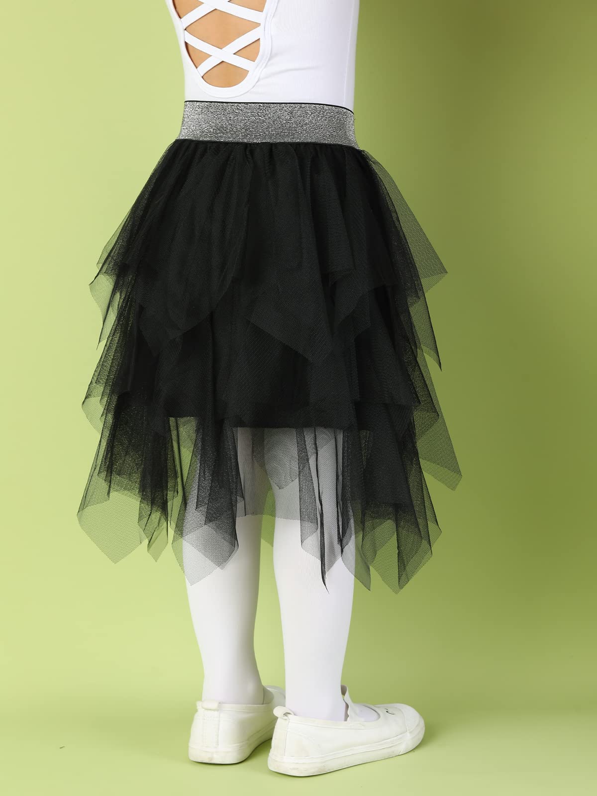 Jupes Tutu Jupe en Tulle pour Filles Jupes irrégulière Jupe de Danse Tutu Enfants Adolescents Adultes pour Costume de fête Princesse …