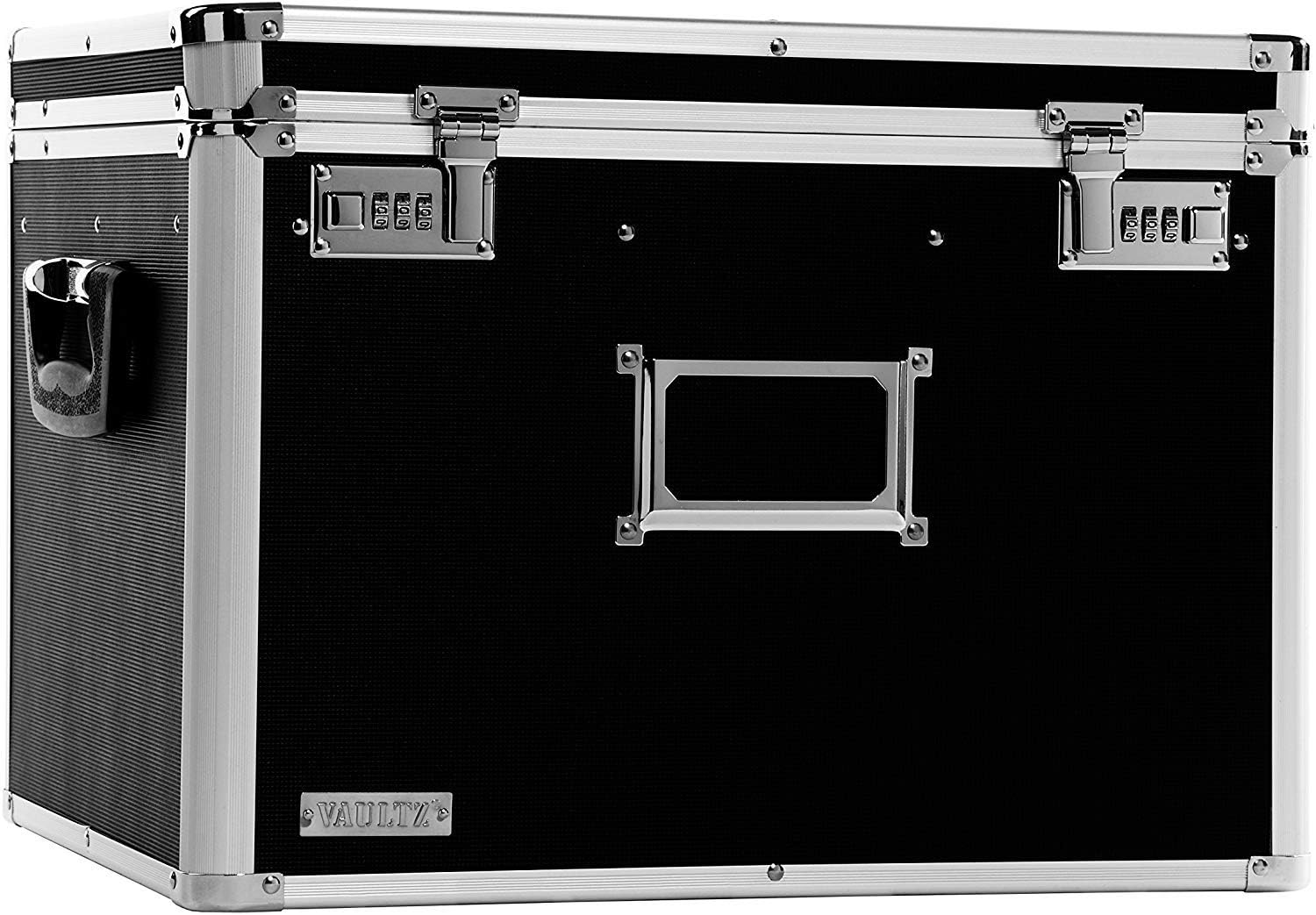 Vaultz Locking File Storage Chest, Two-Handled, Letter/Legal File Storage